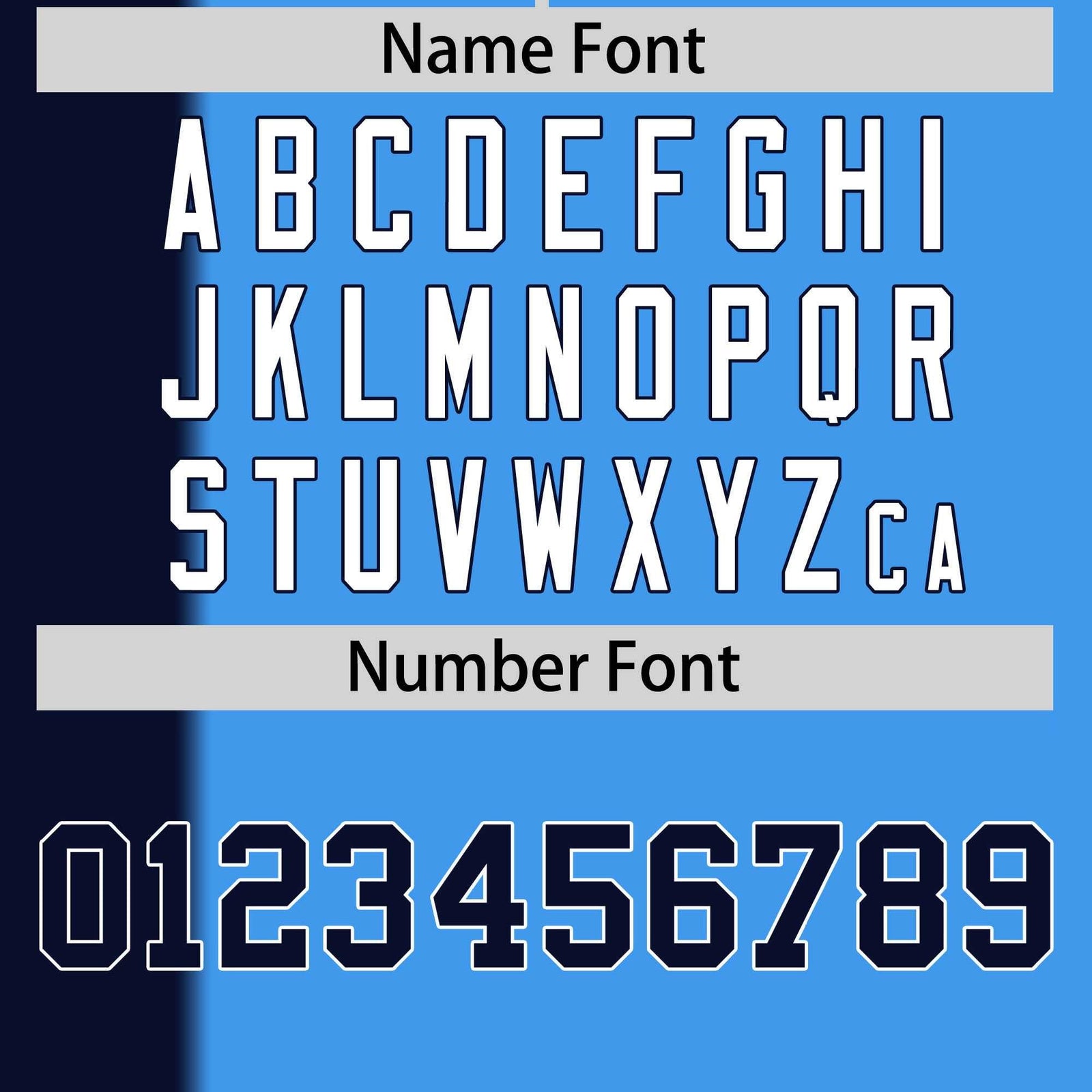 Custom Navy Powder Blue Gradient Stripe Fashion Authentic Two-Button Softball Jersey