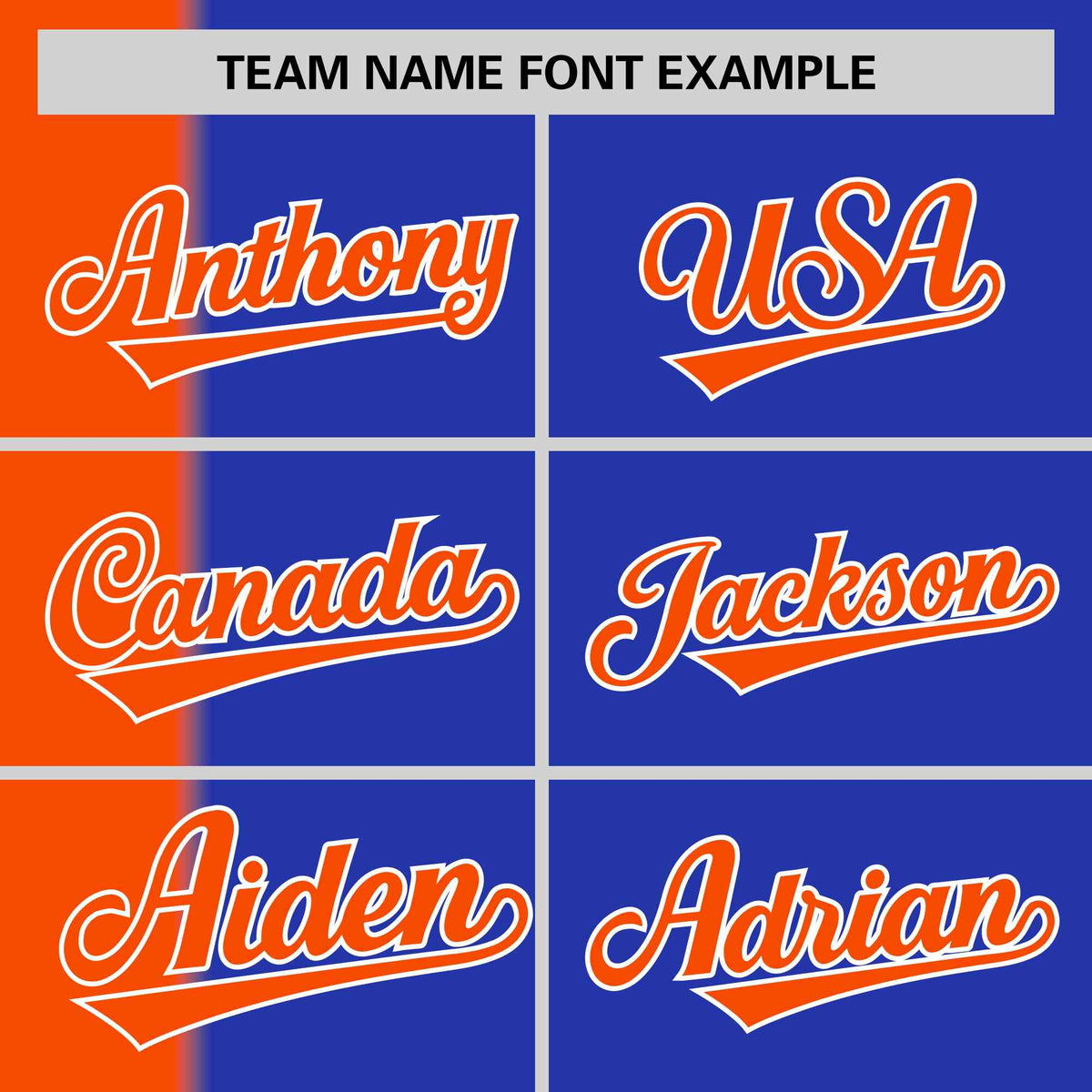 Custom Orange Royal Gradient Stripe Fashion Authentic Two-Button Softball Jersey