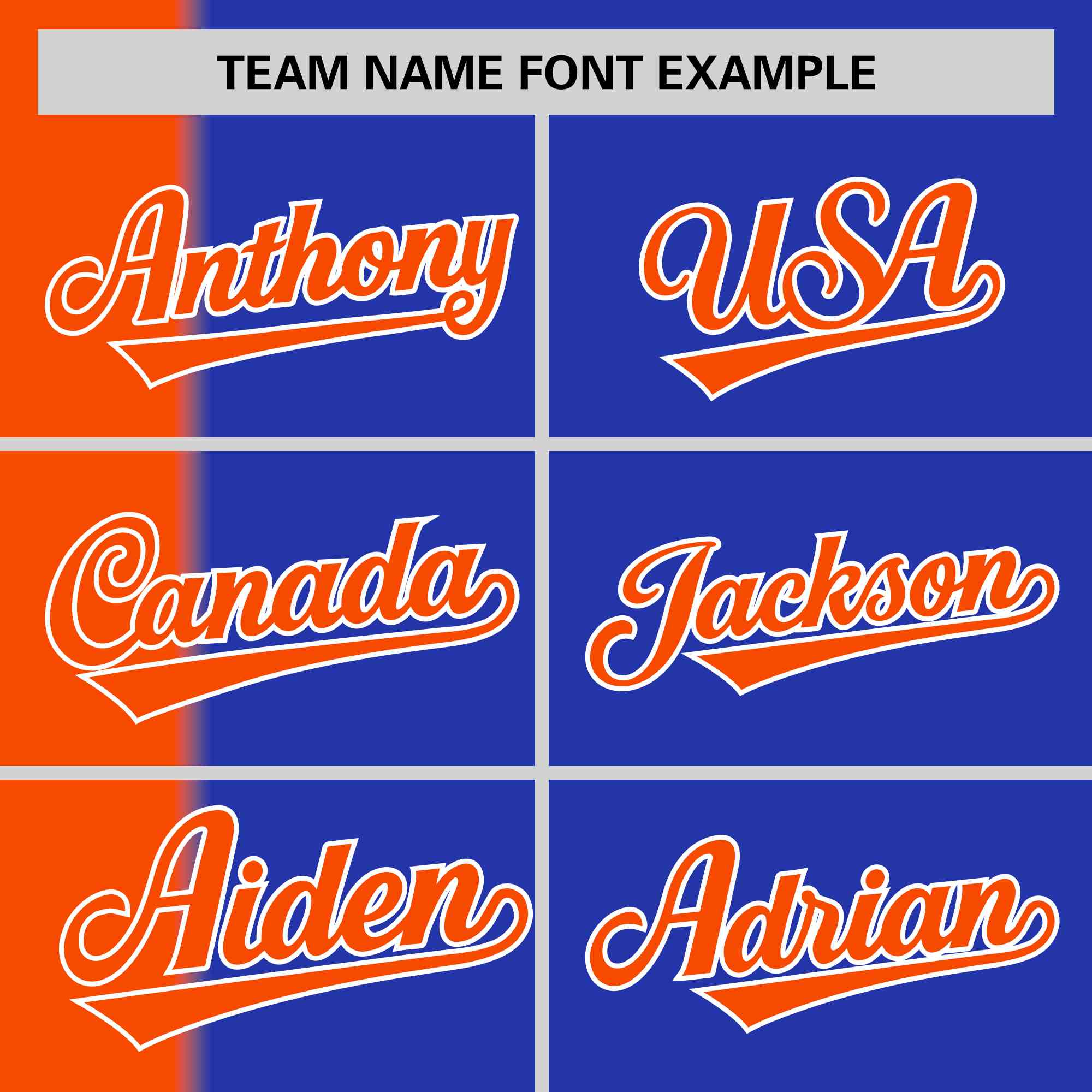 Custom Orange Royal Gradient Stripe Fashion Authentic Two-Button Softball Jersey