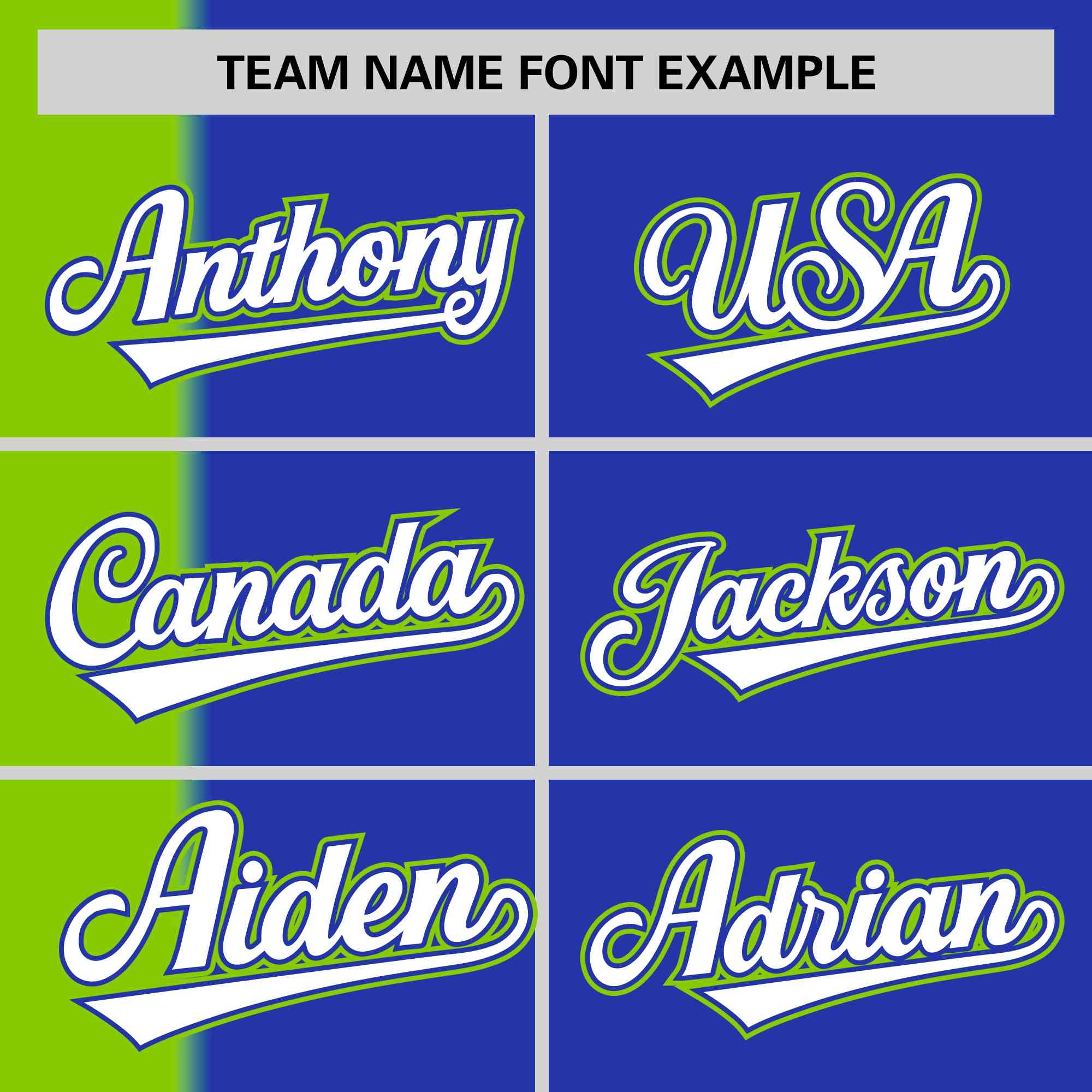 Custom Neon Green Royal Gradient Stripe Fashion Authentic Two-Button Softball Jersey