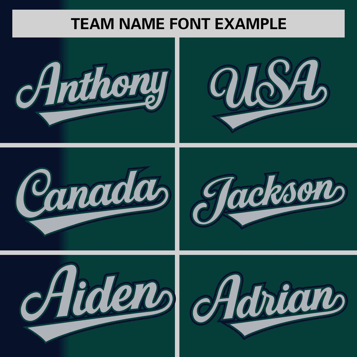 Custom Navy Midnight Green Gradient Stripe Fashion Authentic Two-Button Softball Jersey