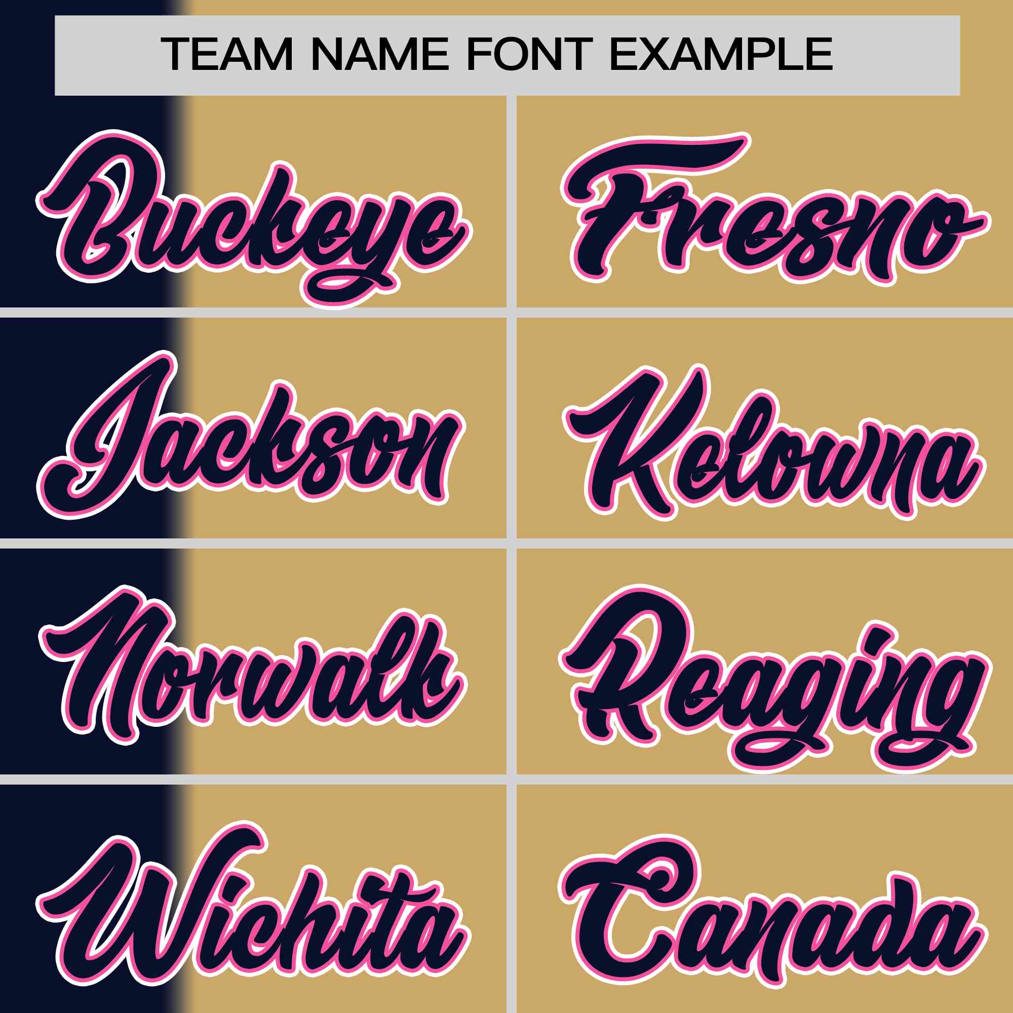 Custom Navy Old Gold Gradient Stripe Fashion Authentic Two-Button Softball Jersey