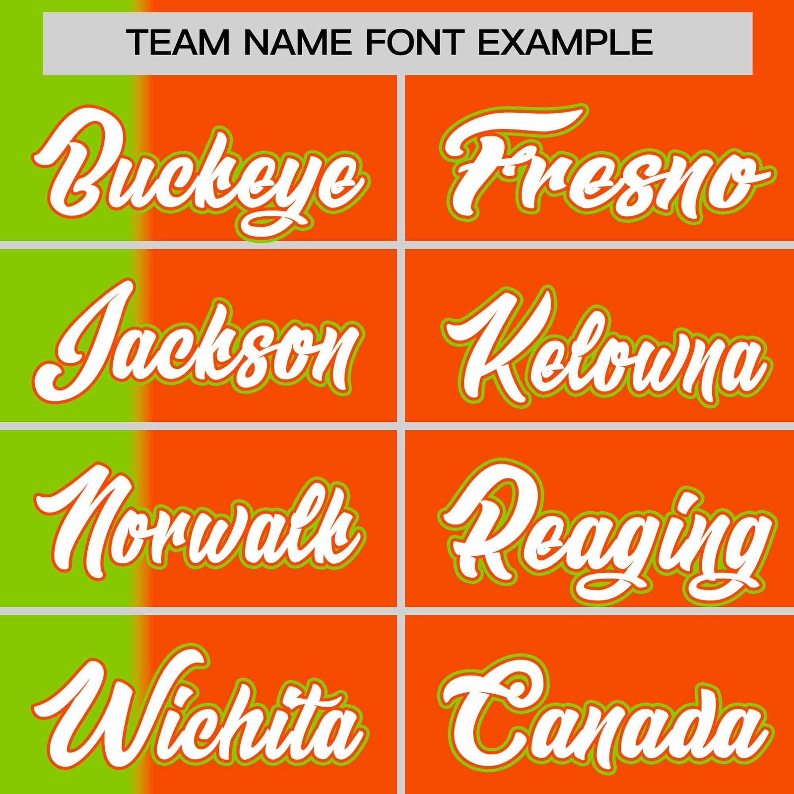 Custom Neon Green Orange Gradient Stripe Fashion Authentic Two-Button Softball Jersey