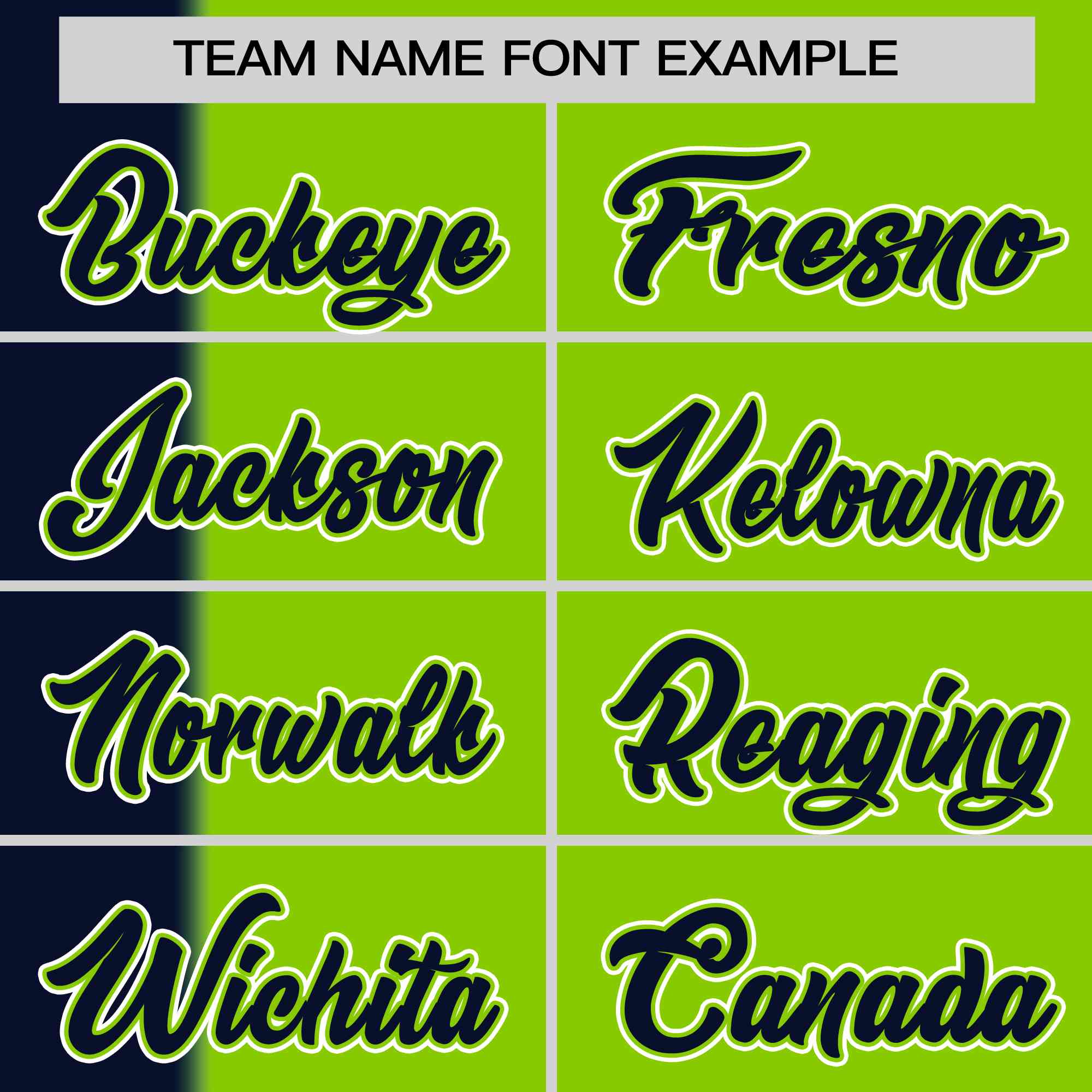 Custom Navy Neon Green Gradient Stripe Fashion Authentic Two-Button Softball Jersey