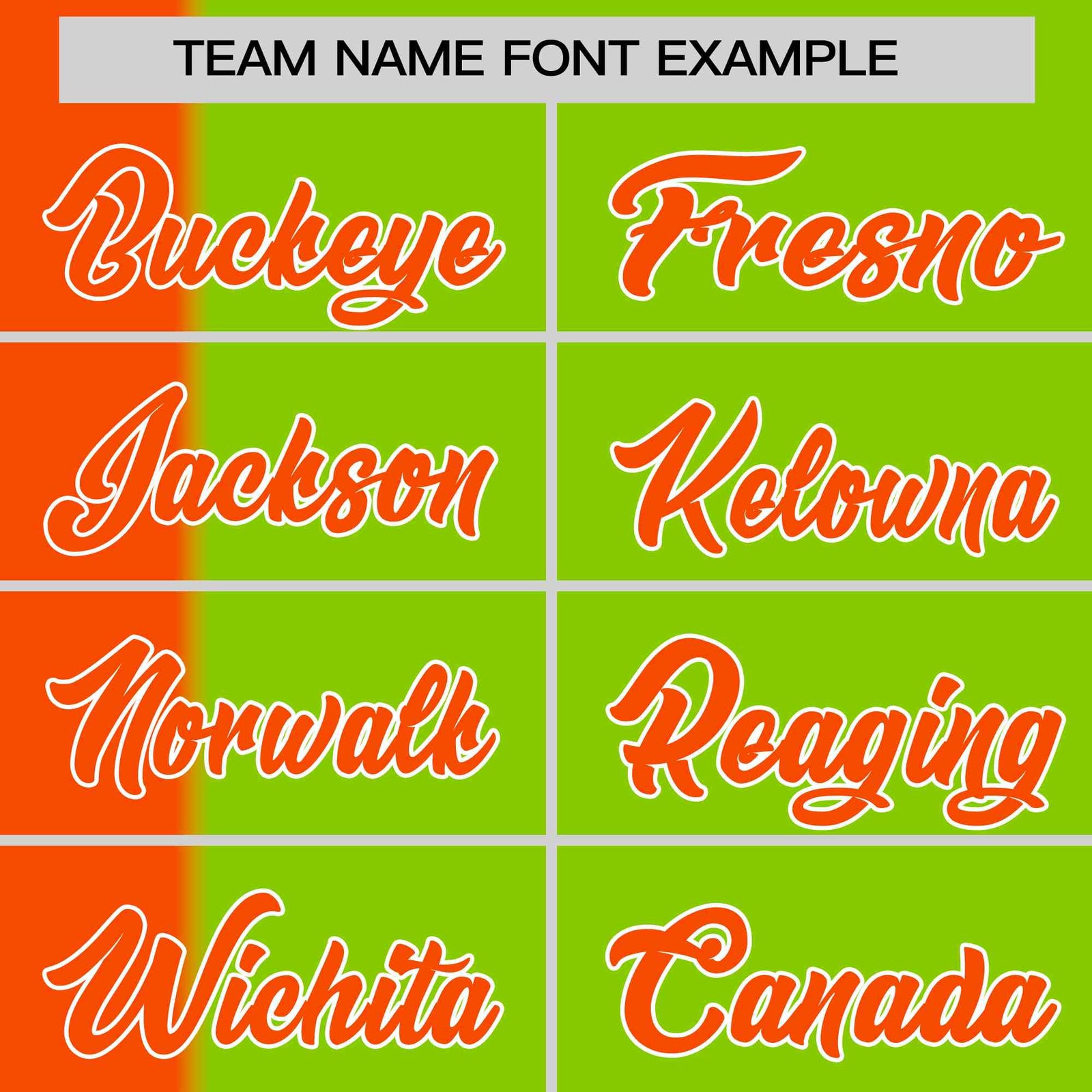 Custom Orange Neon Green Gradient Stripe Fashion Authentic Two-Button Softball Jersey