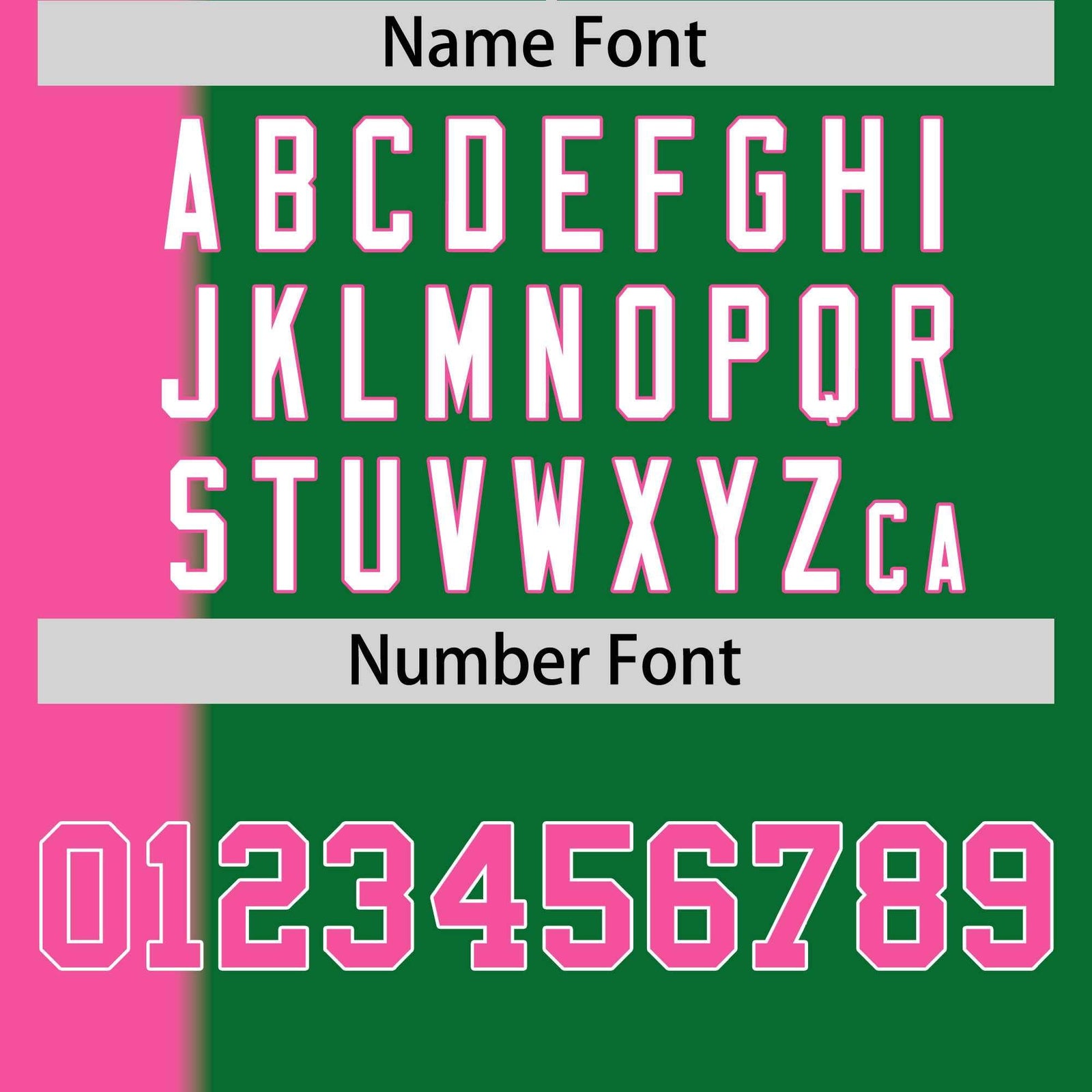 Custom Pink Kelly Green Gradient Stripe Fashion Authentic Two-Button Softball Jersey