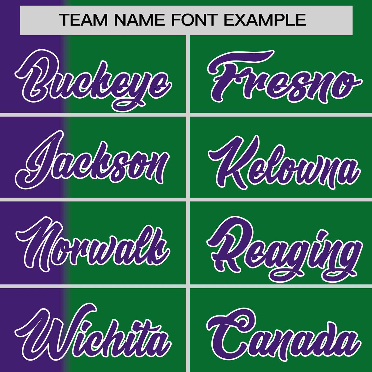 Custom Purple Kelly Green Gradient Stripe Fashion Authentic Two-Button Softball Jersey