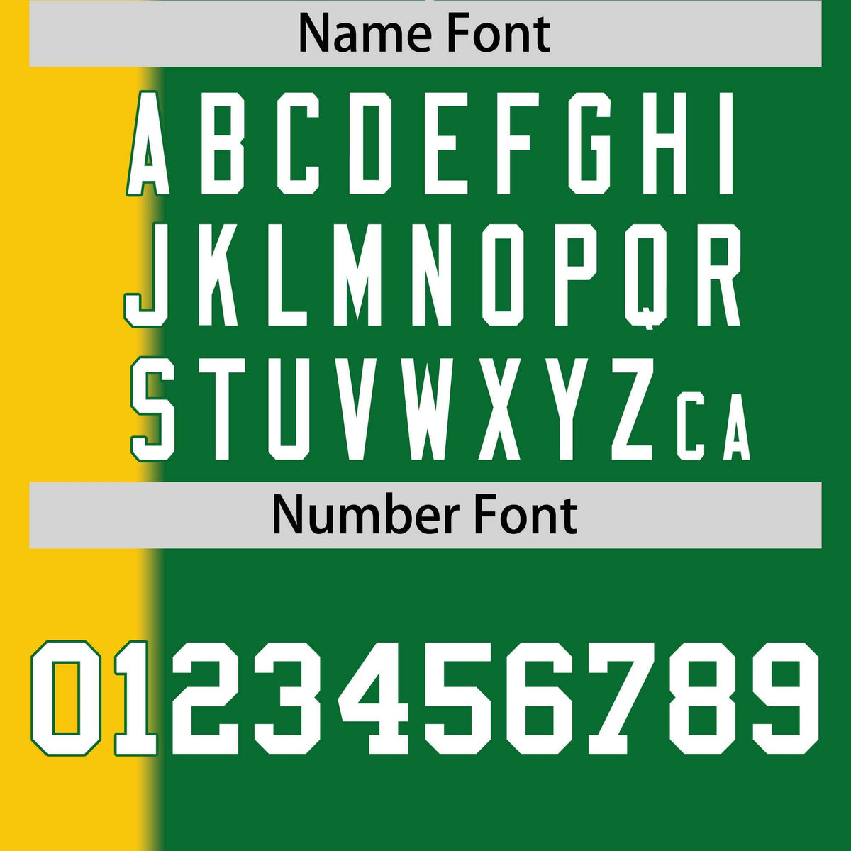 Custom Gold Kelly Green Gradient Stripe Fashion Authentic Two-Button Softball Jersey