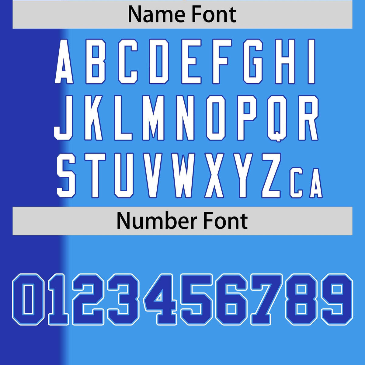 Custom Royal Powder Blue Gradient Stripe Fashion Authentic Two-Button Softball Jersey