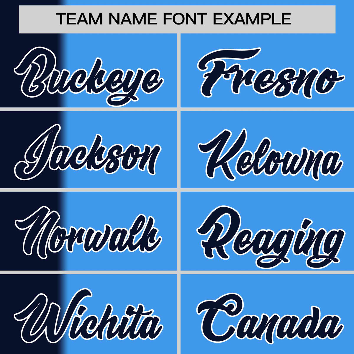 Custom Navy Powder Blue Gradient Stripe Fashion Authentic Two-Button Softball Jersey