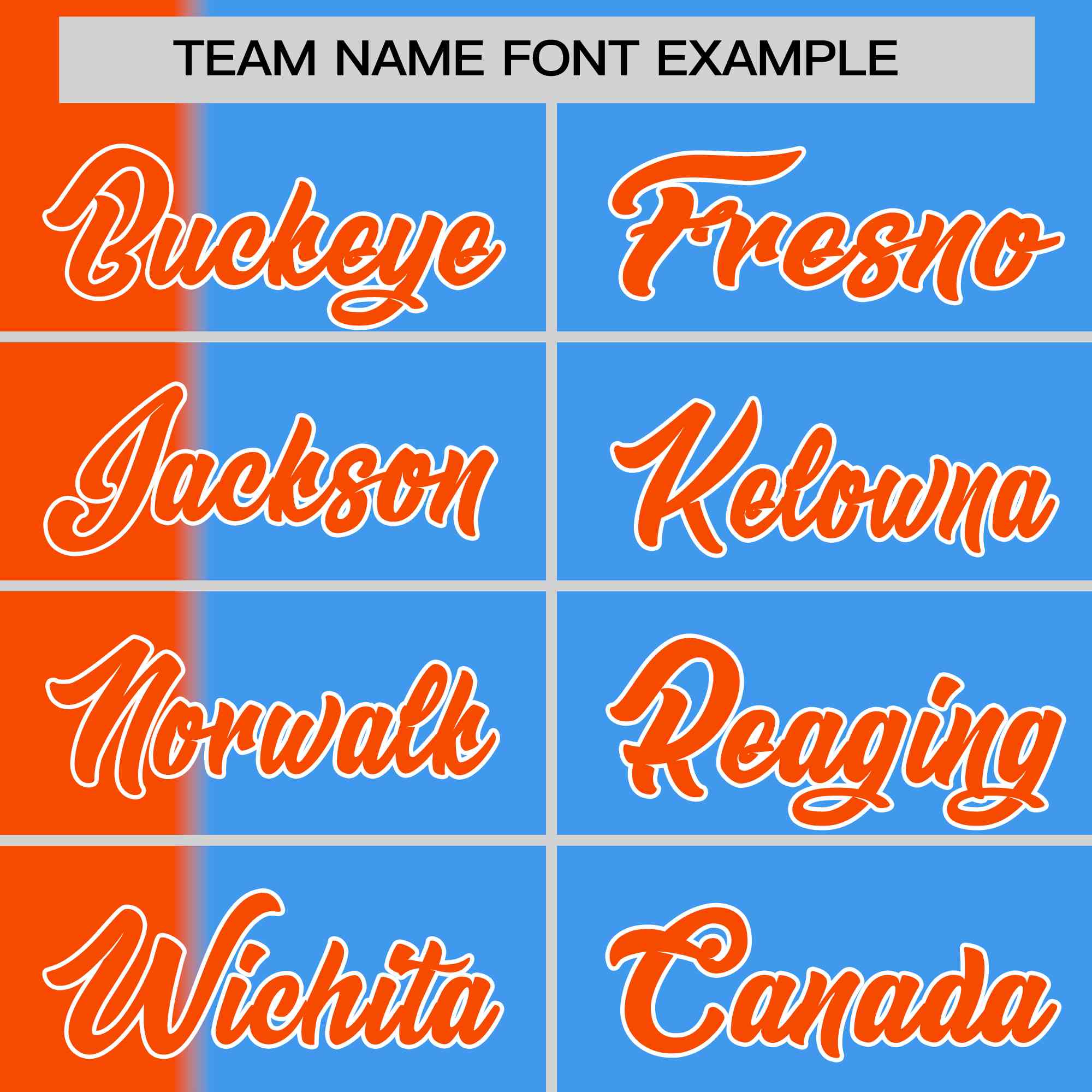 Custom Orange Powder Blue Gradient Stripe Fashion Authentic Two-Button Softball Jersey