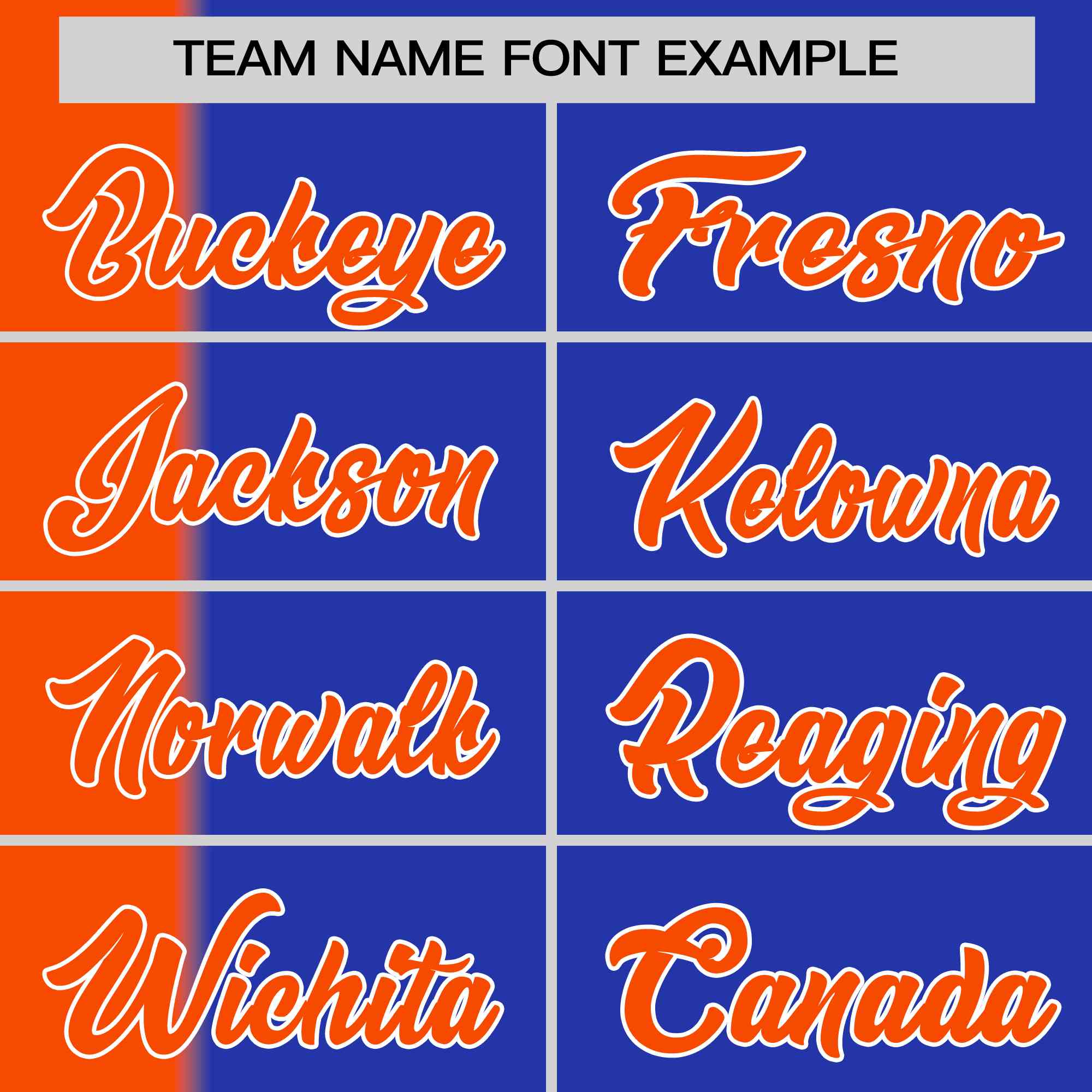 Custom Orange Royal Gradient Stripe Fashion Authentic Two-Button Softball Jersey
