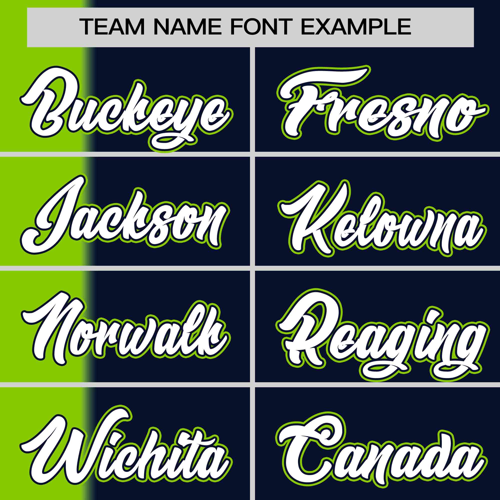 Custom Neon Green Navy Gradient Stripe Fashion Authentic Two-Button Softball Jersey