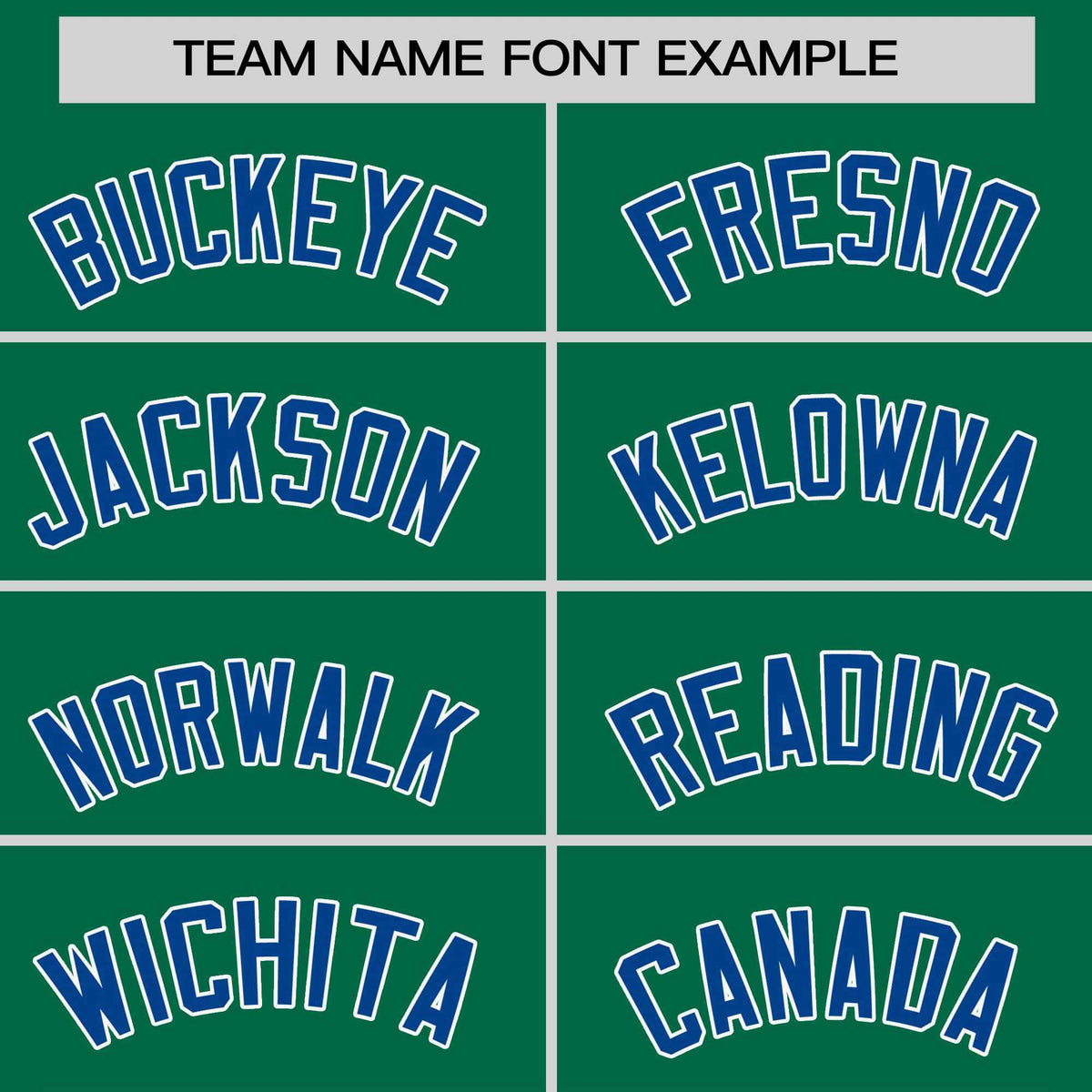 Custom Kelly Green Royal-White Stripe Fashion Raglan Sleeves Authentic Two-Button Softball Jersey