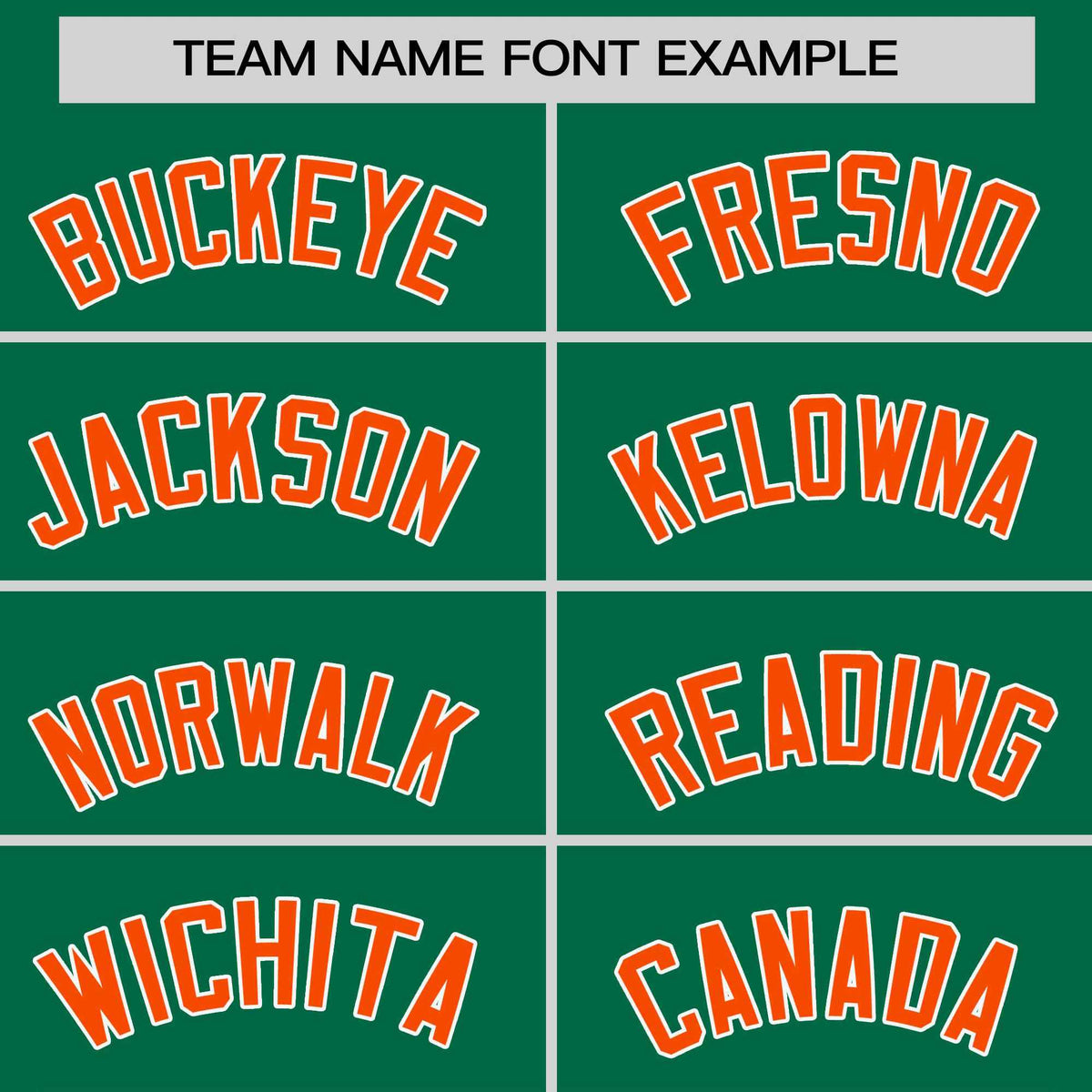 Custom Kelly Green Orange-White Stripe Fashion Raglan Sleeves Authentic Two-Button Softball Jersey