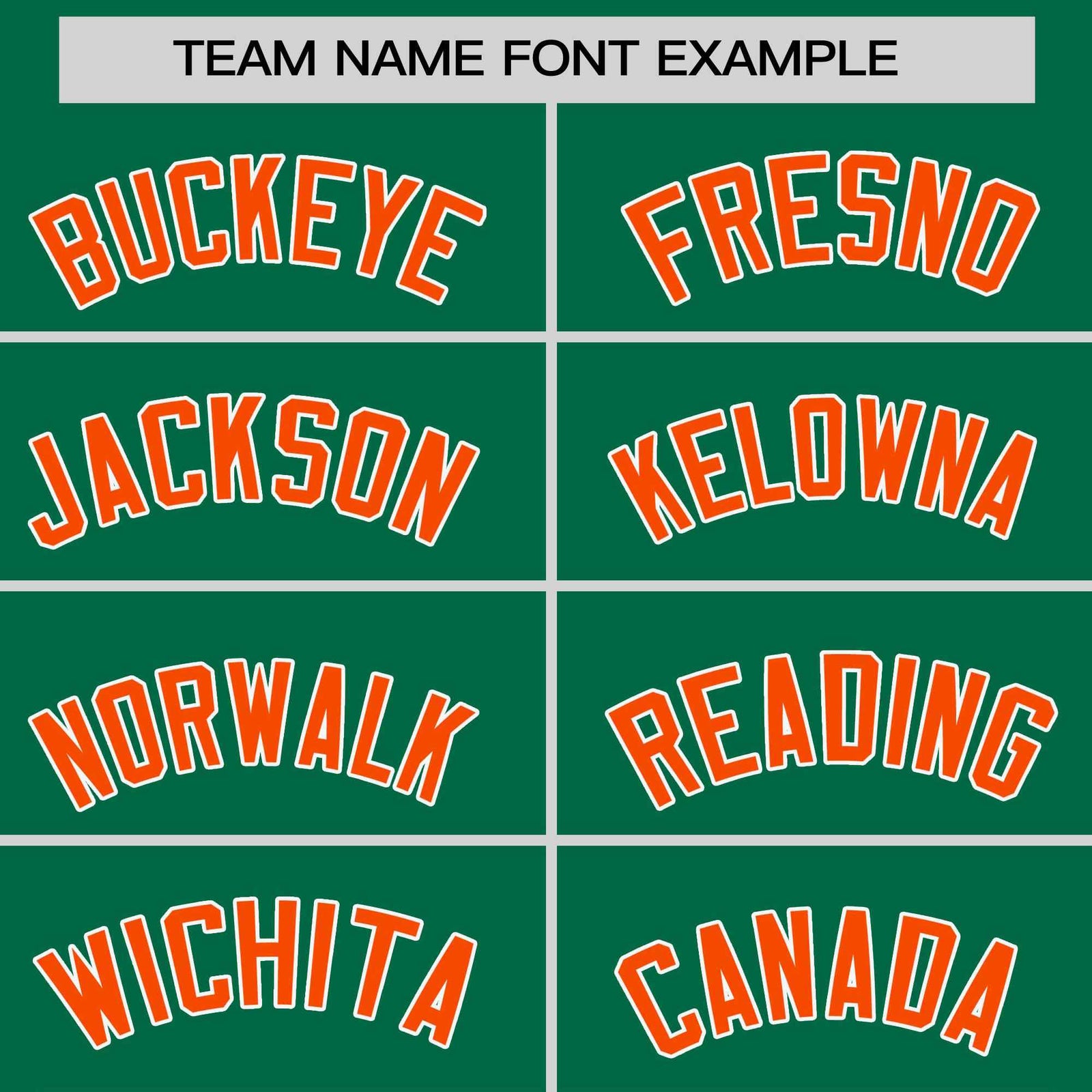 Custom Kelly Green Orange-White Stripe Fashion Raglan Sleeves Authentic Two-Button Softball Jersey