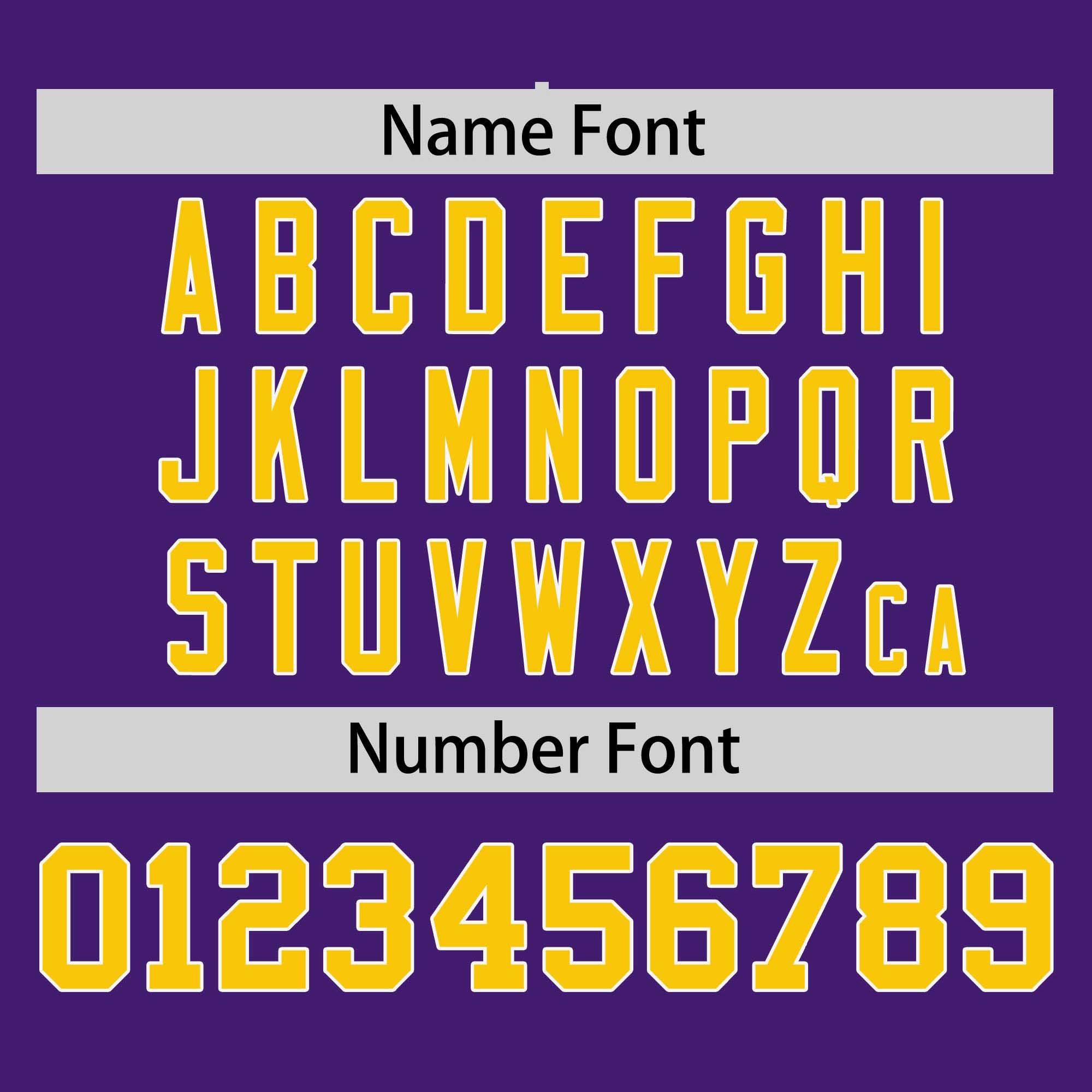 Custom Purple Gold-White Stripe Fashion Raglan Sleeves Authentic Two-Button Softball Jersey