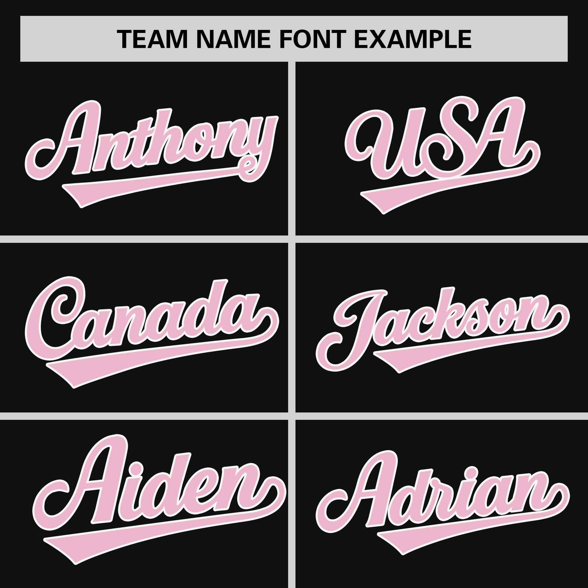 Custom Black Light Pink-White Stripe Fashion Raglan Sleeves Authentic Two-Button Softball Jersey
