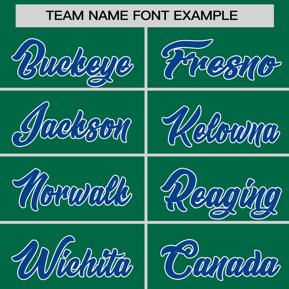 Custom Kelly Green Royal-White Stripe Fashion Raglan Sleeves Authentic Two-Button Softball Jersey