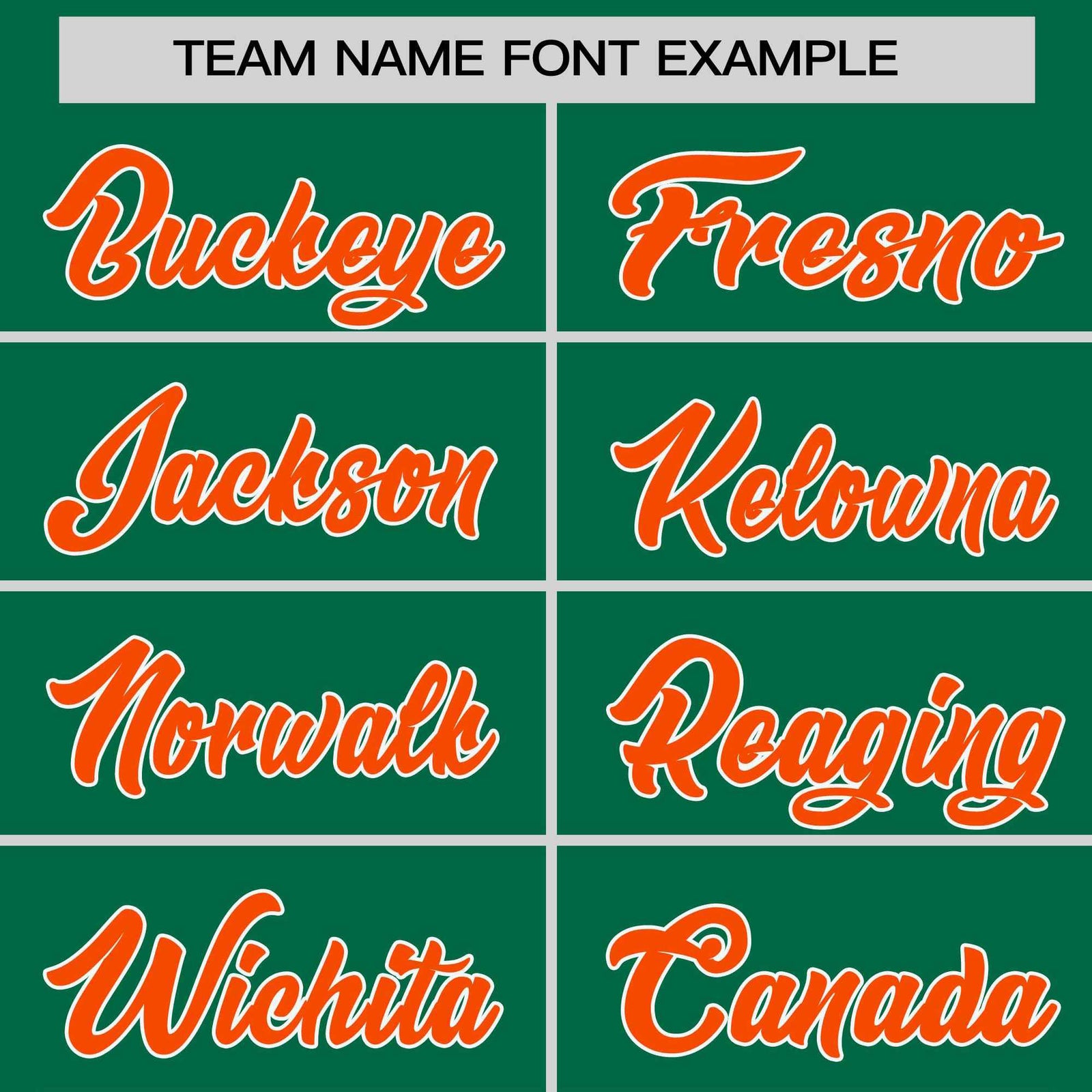 Custom Kelly Green Orange-White Stripe Fashion Raglan Sleeves Authentic Two-Button Softball Jersey