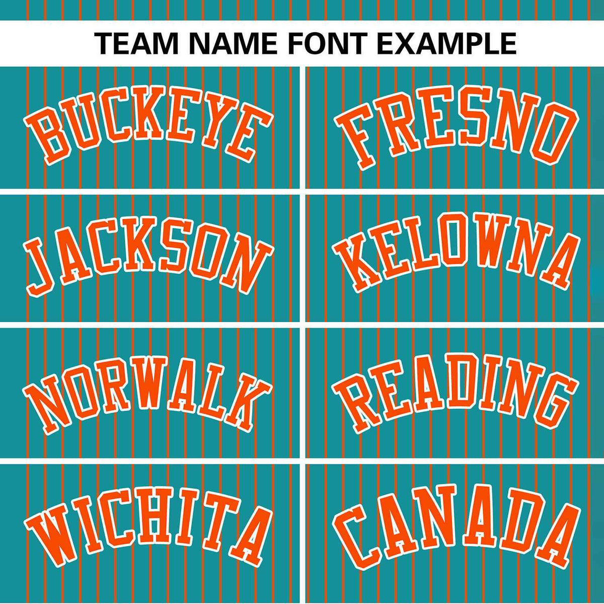 Custom Aqua Orange Stripe Fashion Authentic Two-Button Softball Jersey