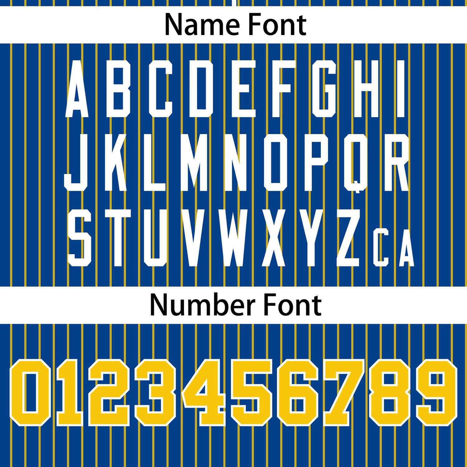 Custom Royal Gold Stripe Fashion Authentic Two-Button Softball Jersey