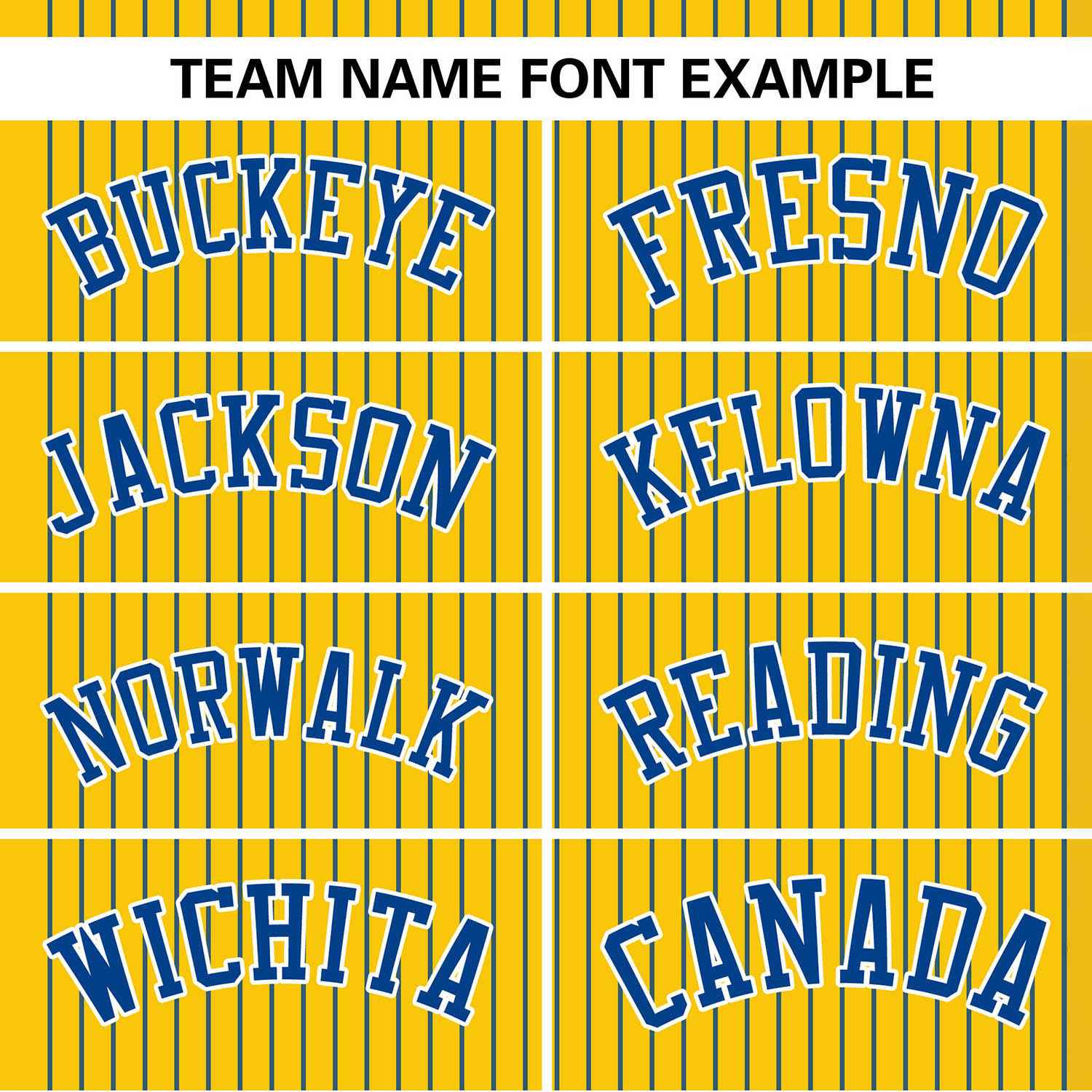 Custom Gold Royal Stripe Fashion Authentic Two-Button Softball Jersey