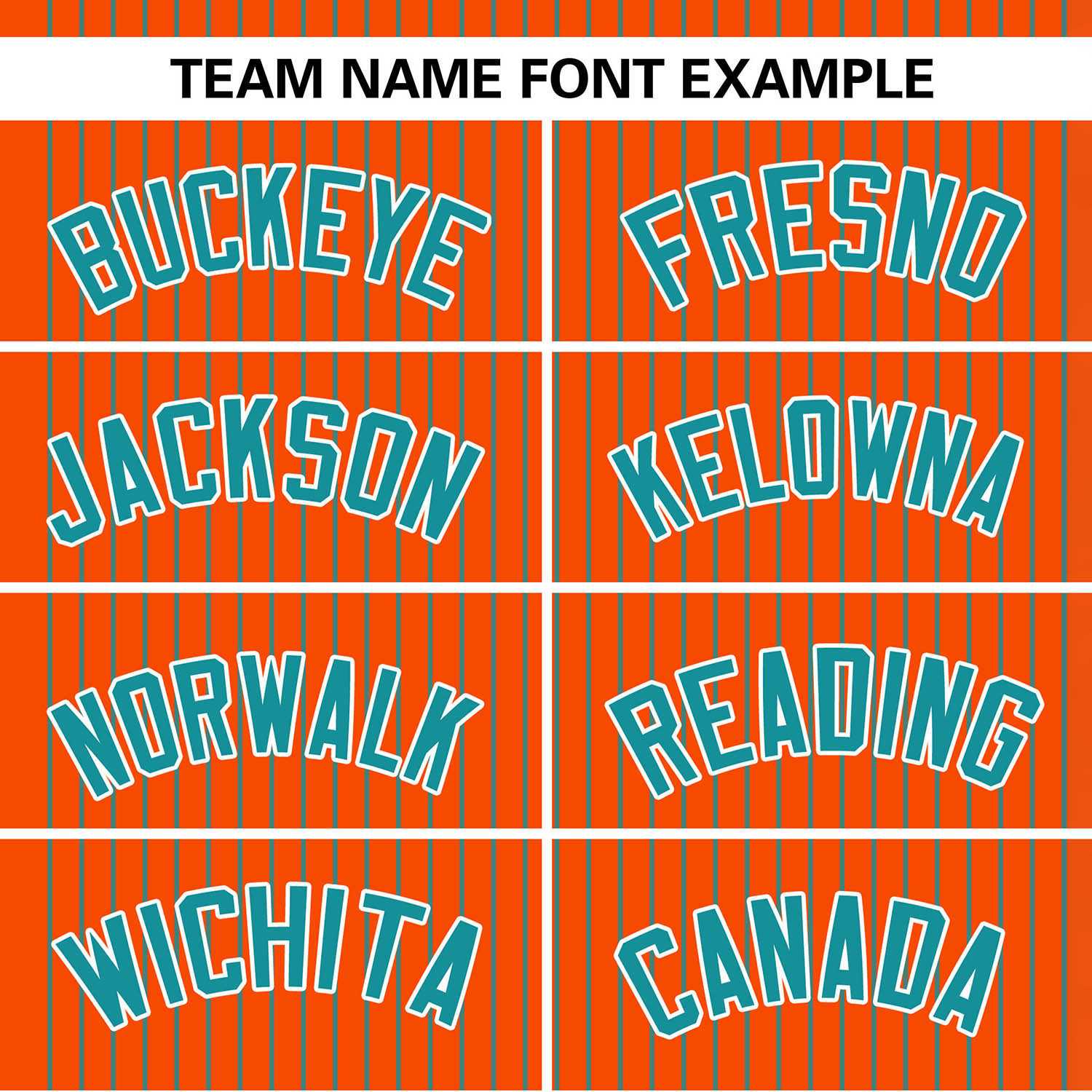 Custom Orange Aqua Stripe Fashion Authentic Two-Button Softball Jersey