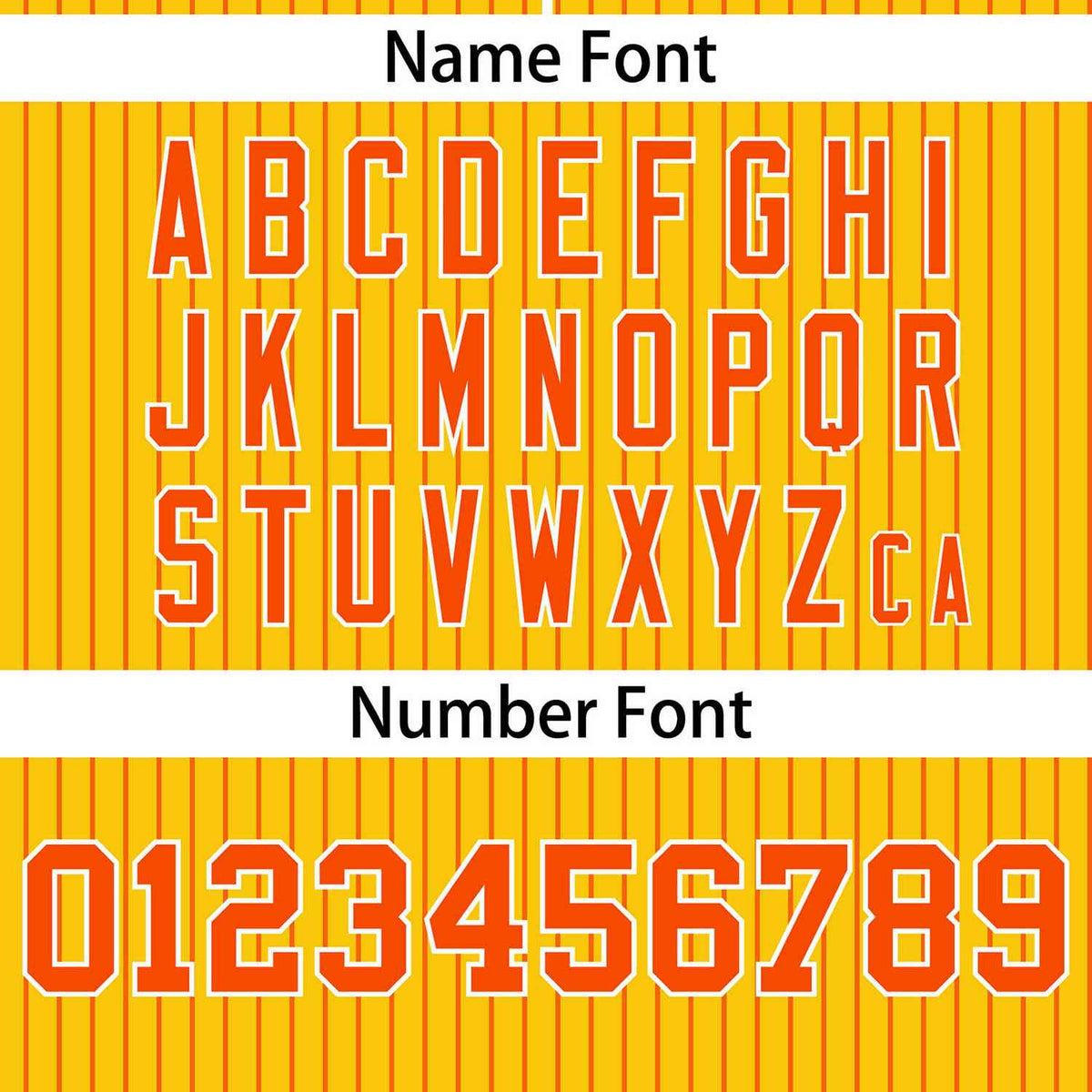 Custom Gold Orange Stripe Fashion Authentic Two-Button Softball Jersey