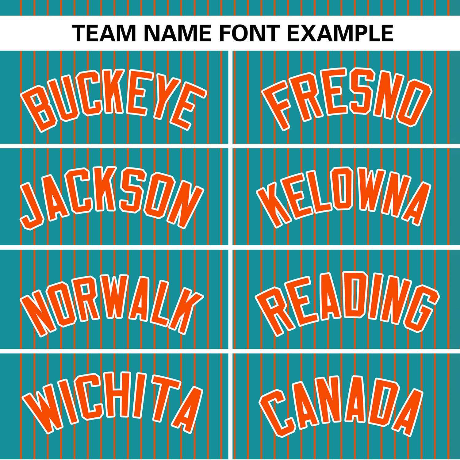 Custom Aqua Orange Stripe Fashion Authentic Two-Button Softball Jersey