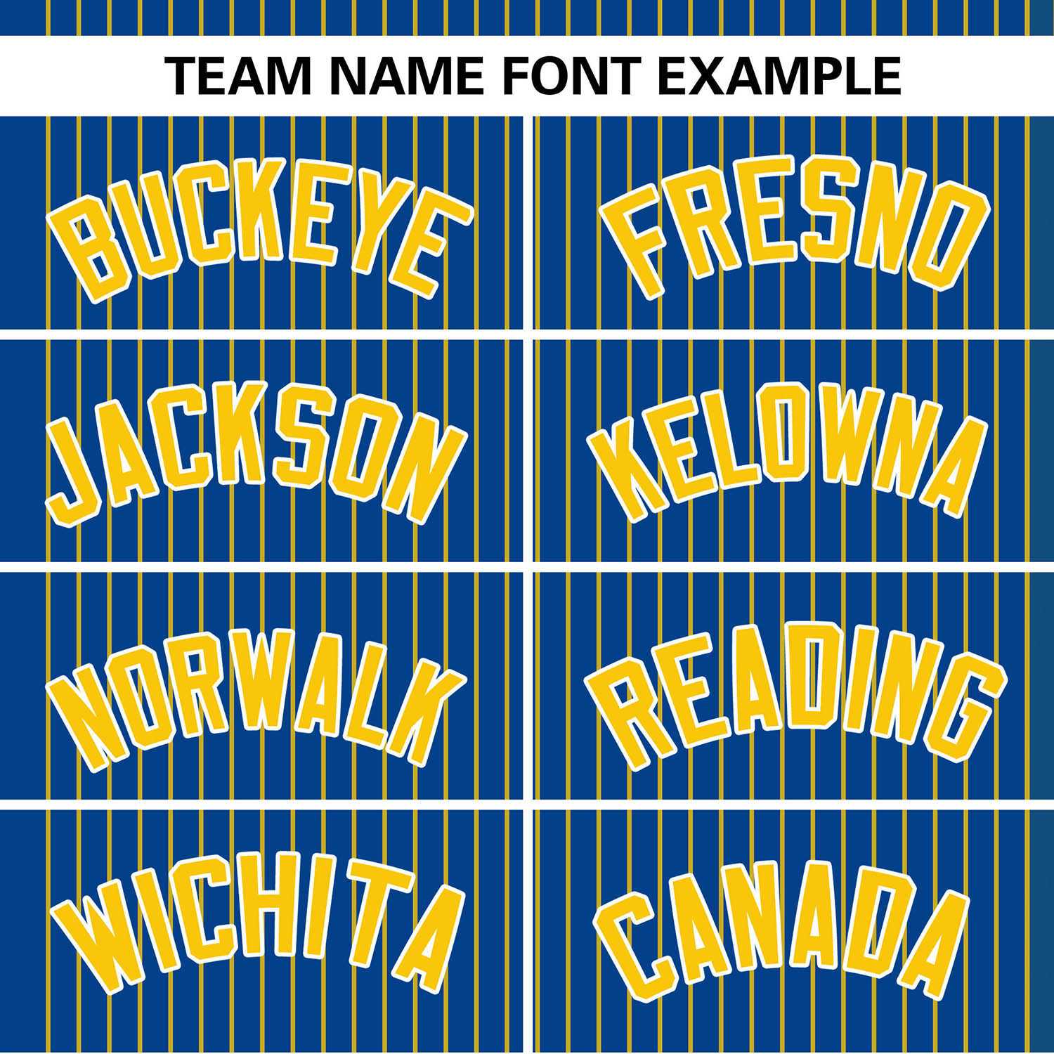 Custom Royal Gold Stripe Fashion Authentic Two-Button Softball Jersey