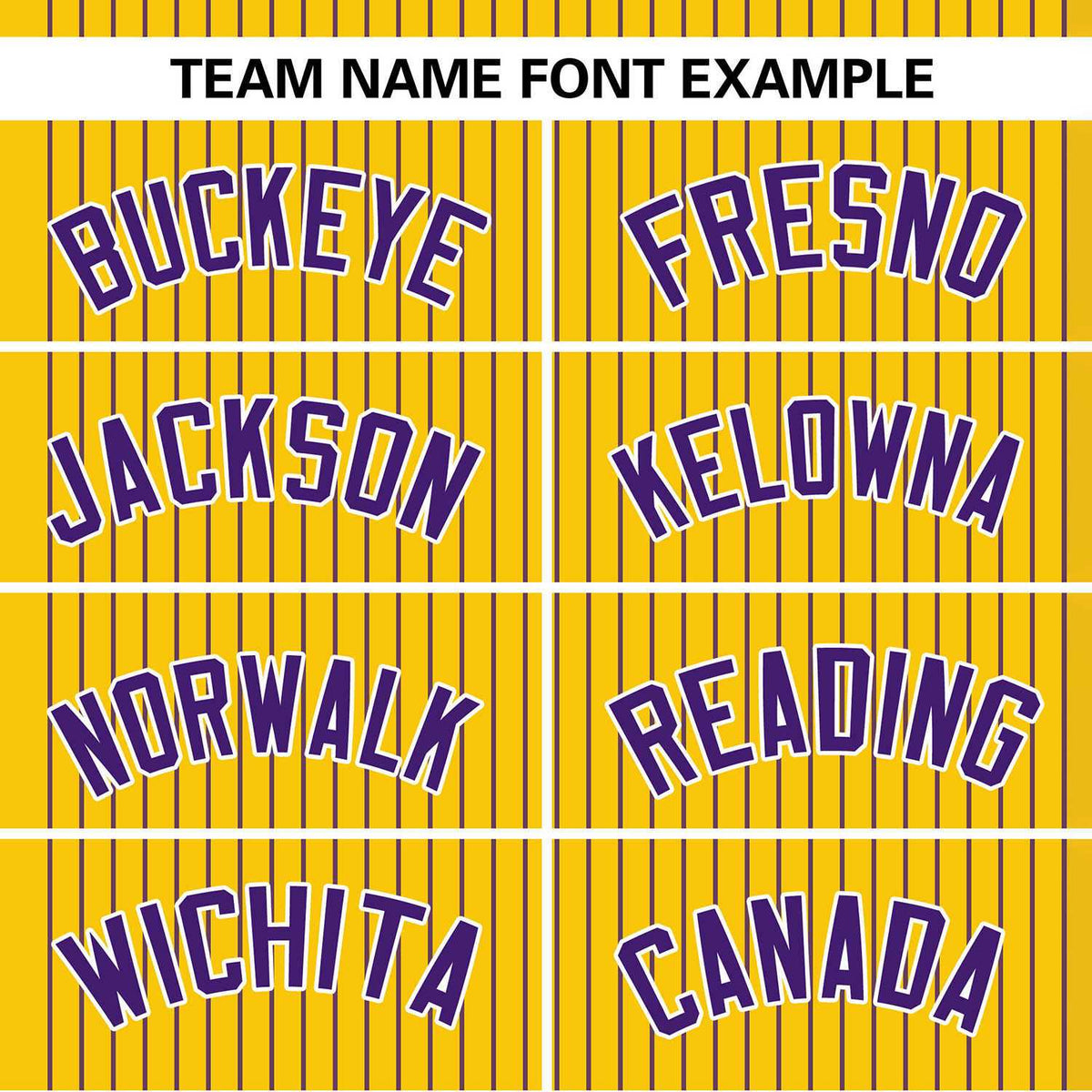 Custom Gold Purple Stripe Fashion Authentic Two-Button Softball Jersey