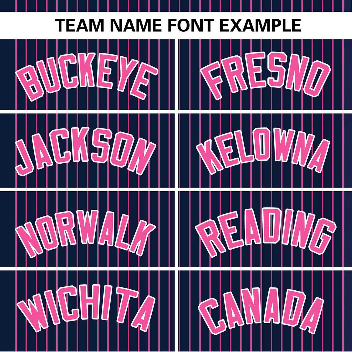 Custom Navy Pink Stripe Fashion Authentic Two-Button Softball Jersey