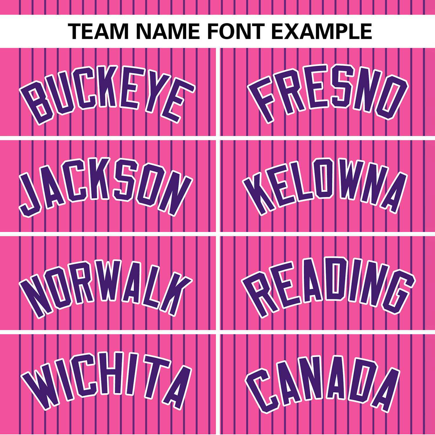 Custom Pink Purple Stripe Fashion Authentic Two-Button Softball Jersey