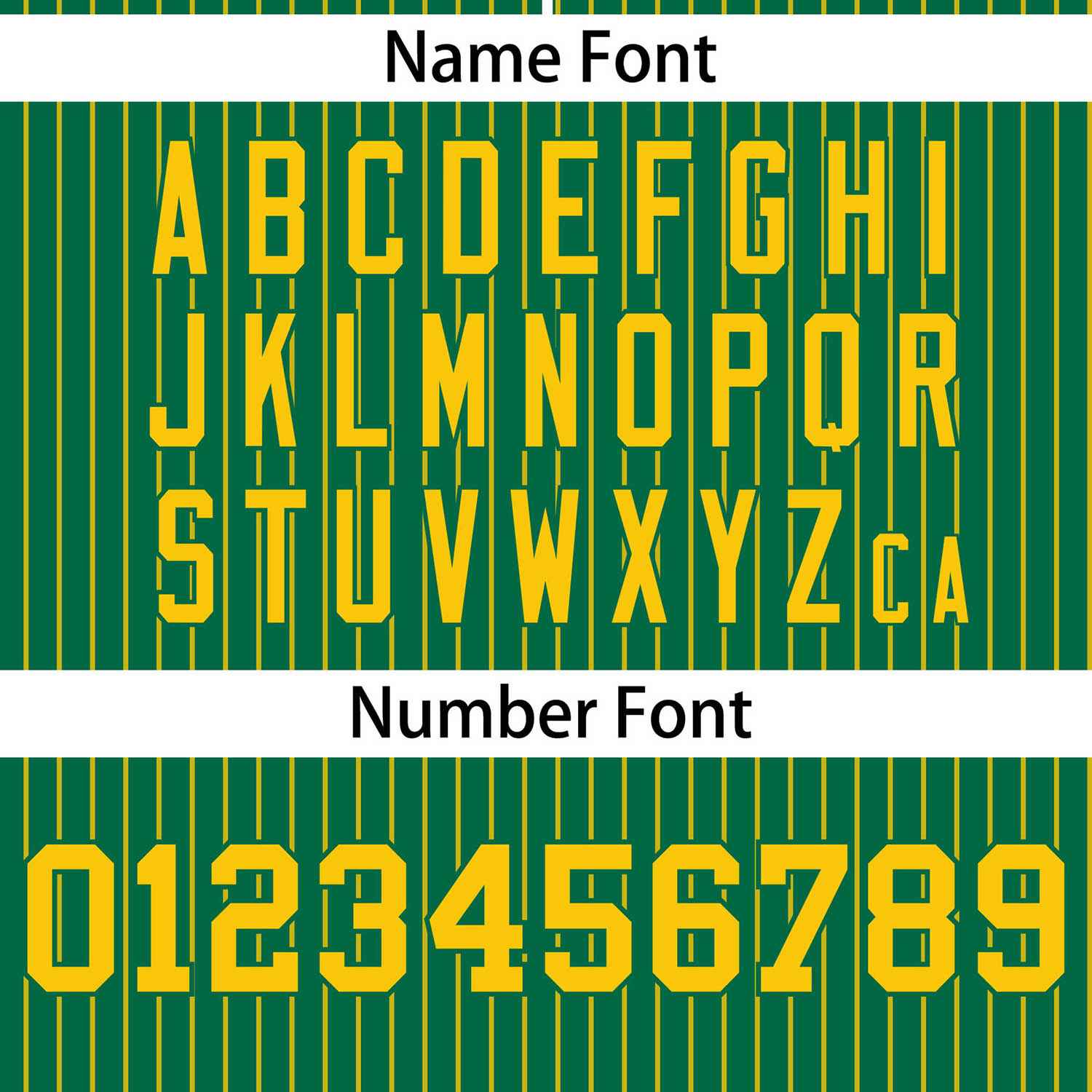 Custom Kelly Green Gold Stripe Fashion Authentic Two-Button Softball Jersey