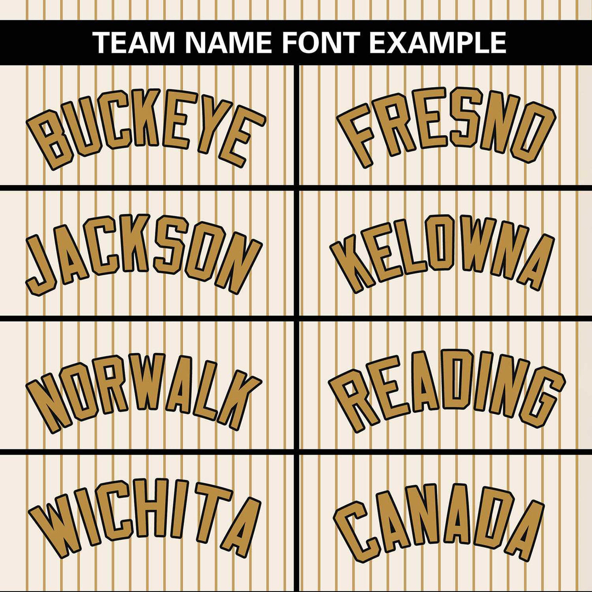 Custom Cream Old Gold Stripe Fashion Authentic Two-Button Softball Jersey