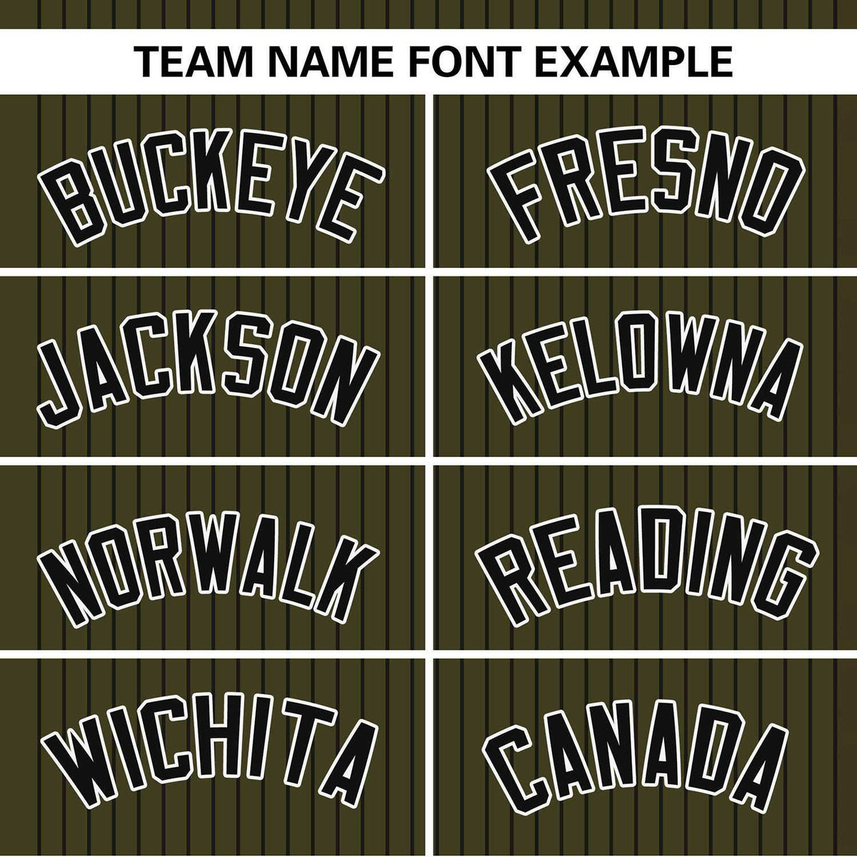 Custom Olive Black Stripe Fashion Authentic Two-Button Softball Jersey