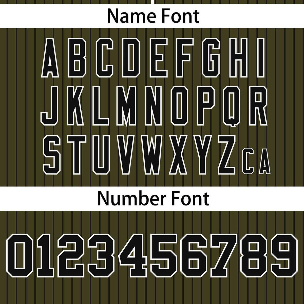 Custom Olive Black Stripe Fashion Authentic Two-Button Softball Jersey