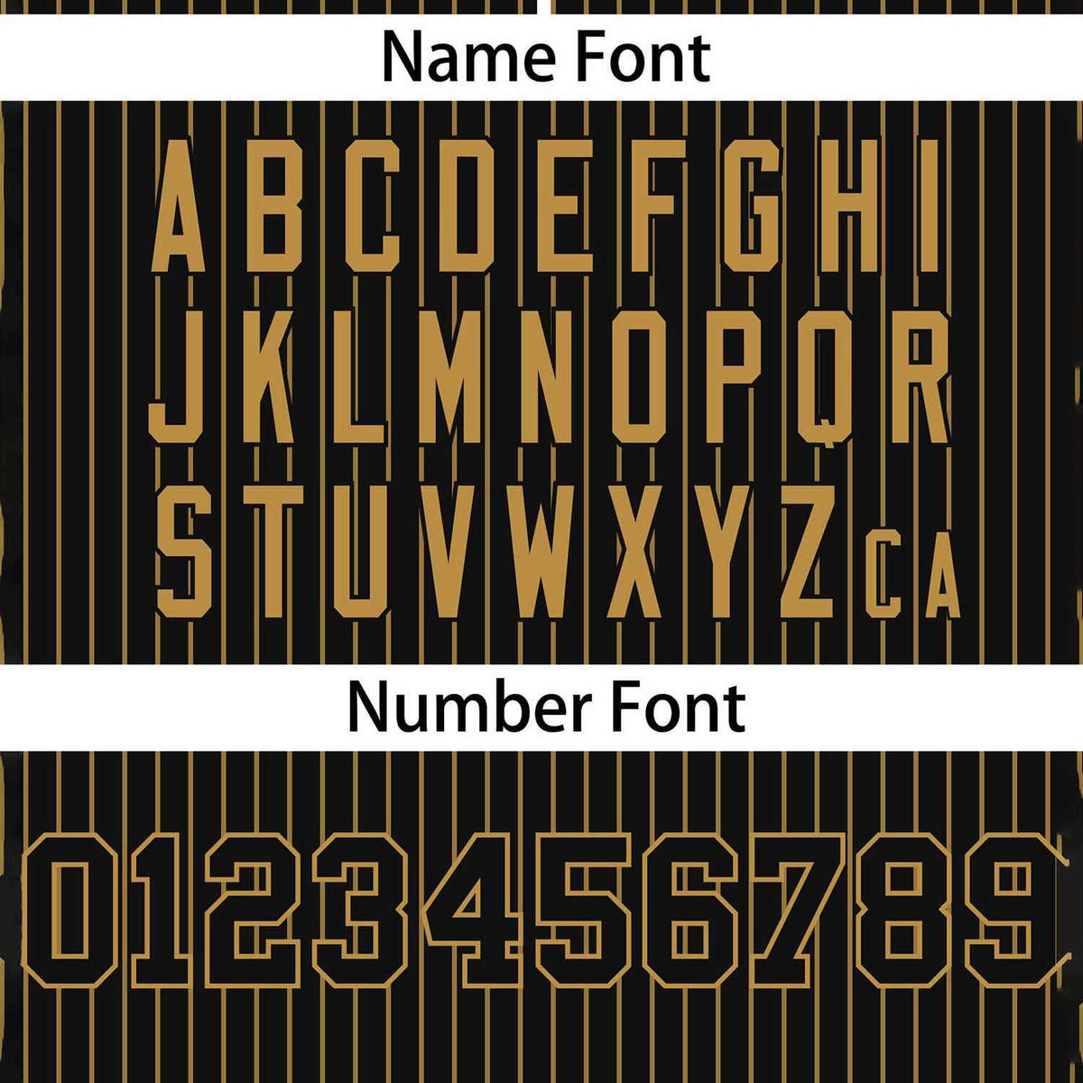 Custom Black Old Gold Stripe Fashion Authentic Two-Button Softball Jersey