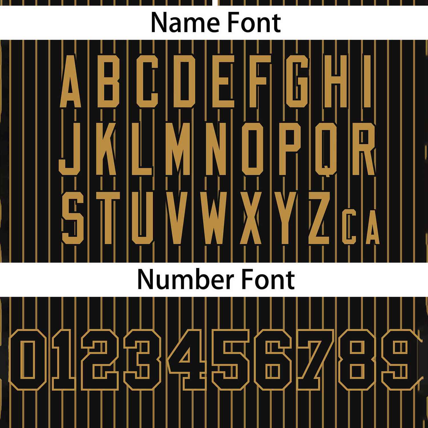 Custom Black Old Gold Stripe Fashion Authentic Two-Button Softball Jersey