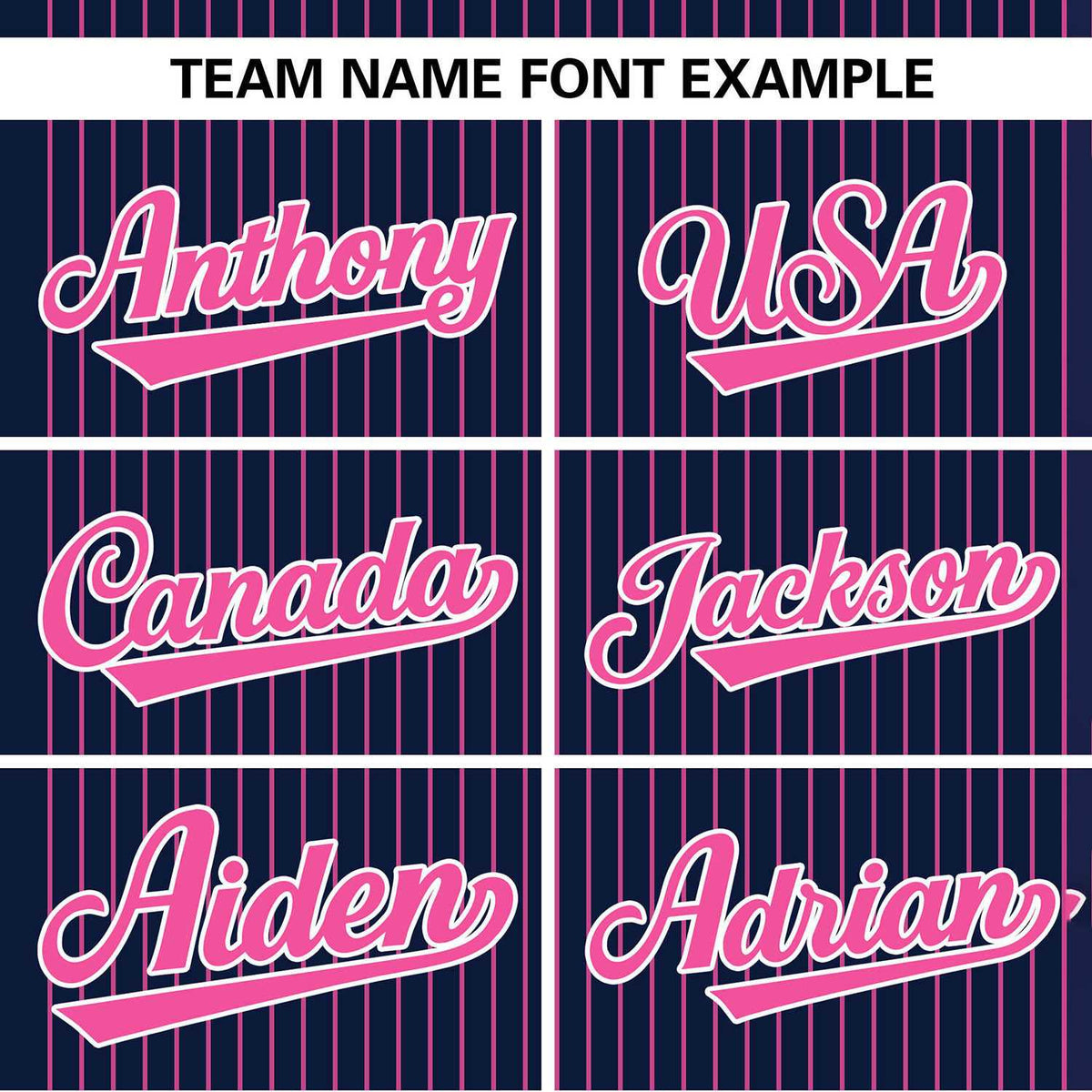 Custom Navy Pink Stripe Fashion Authentic Two-Button Softball Jersey