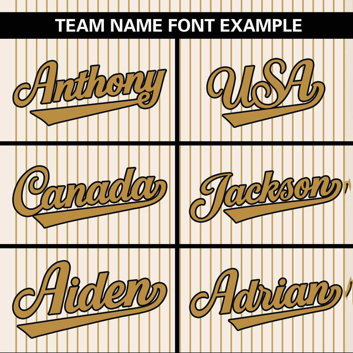 Custom Cream Old Gold Stripe Fashion Authentic Two-Button Softball Jersey