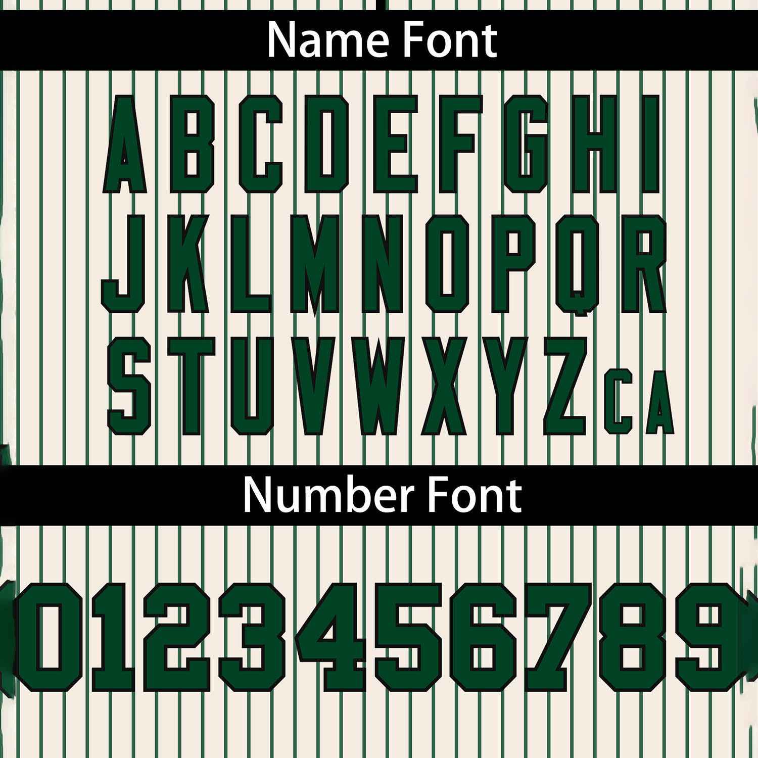 Custom Cream Green Stripe Fashion Authentic Two-Button Softball Jersey