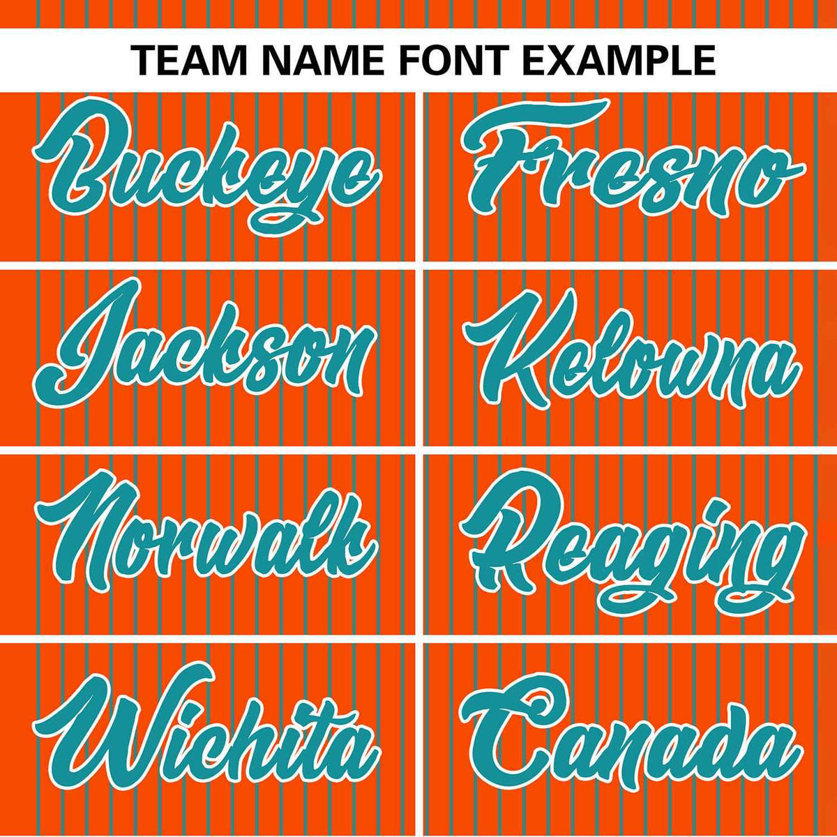 Custom Orange Aqua Stripe Fashion Authentic Two-Button Softball Jersey