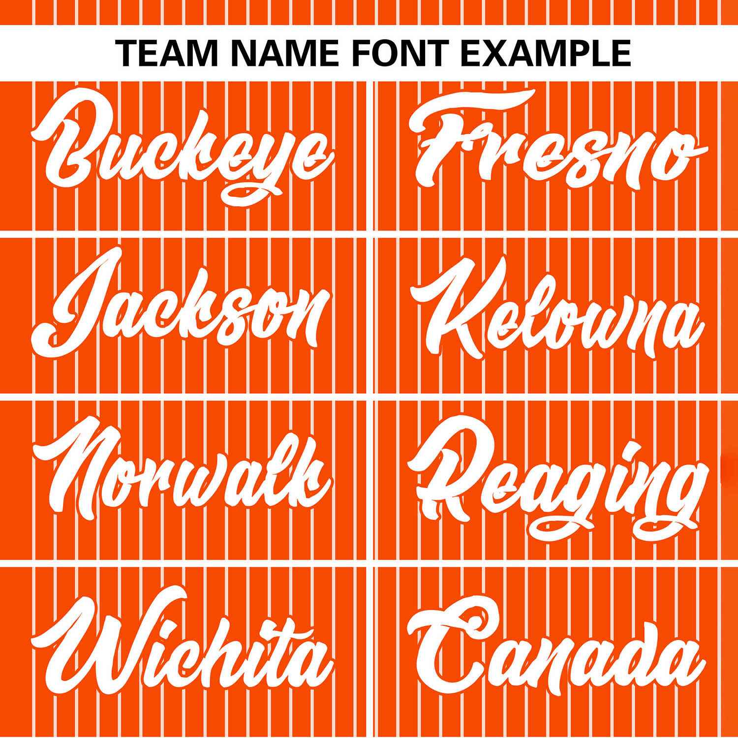 Custom Orange White Stripe Fashion Authentic Two-Button Softball Jersey