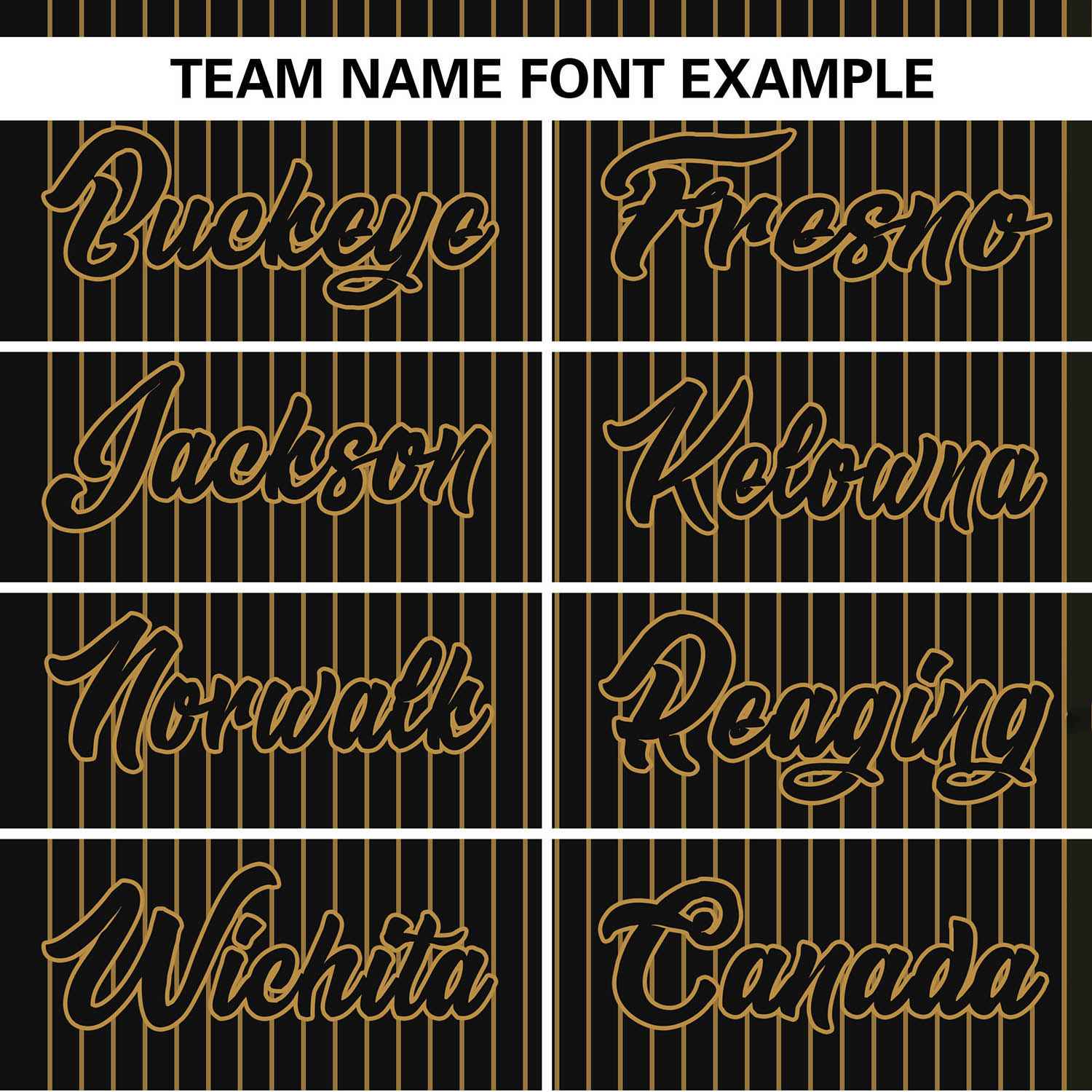 Custom Black Old Gold Stripe Fashion Authentic Two-Button Softball Jersey