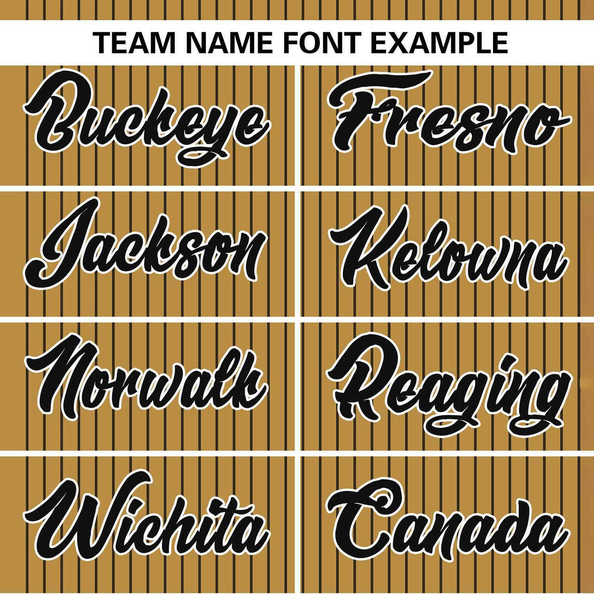 Custom Old Gold Black Stripe Fashion Authentic Two-Button Softball Jersey