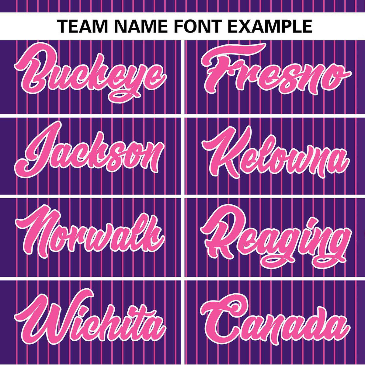 Custom Purple Pink Stripe Fashion Authentic Two-Button Softball Jersey