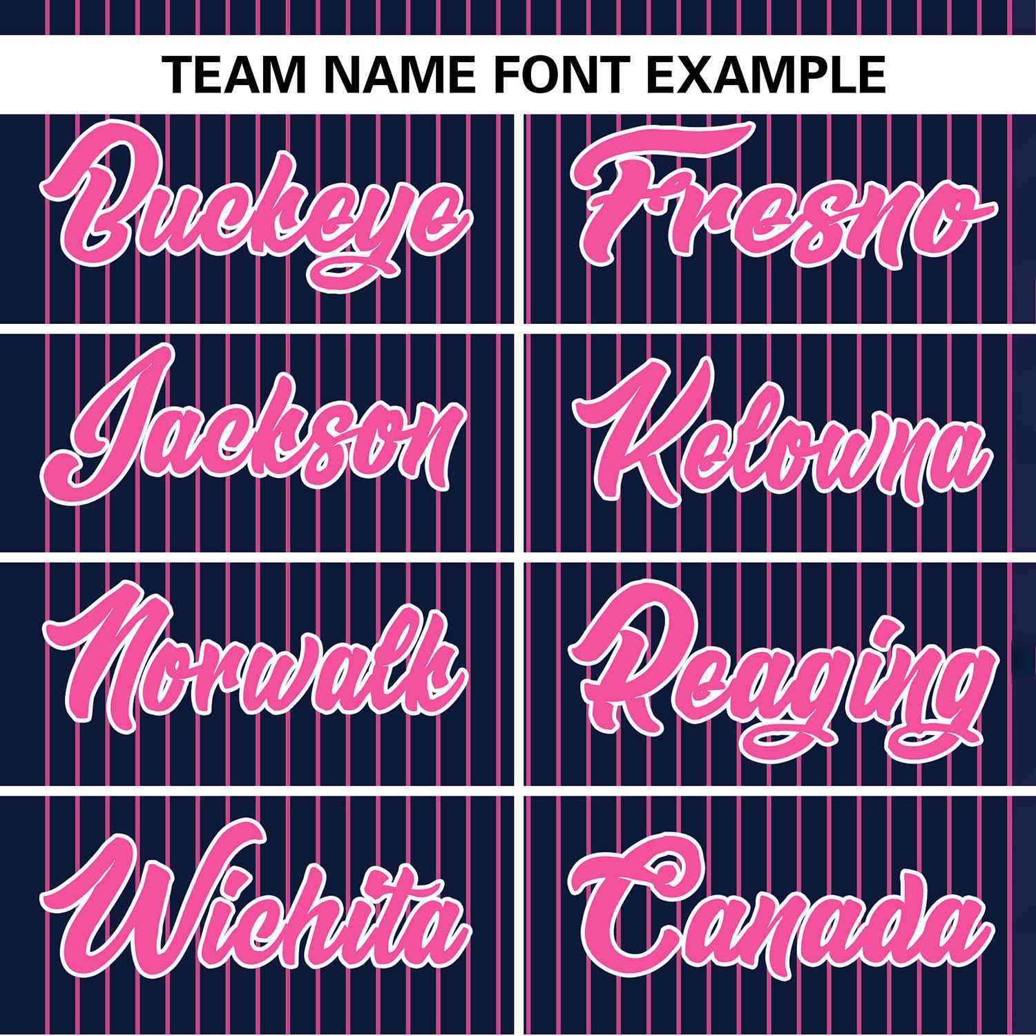 Custom Navy Pink Stripe Fashion Authentic Two-Button Softball Jersey