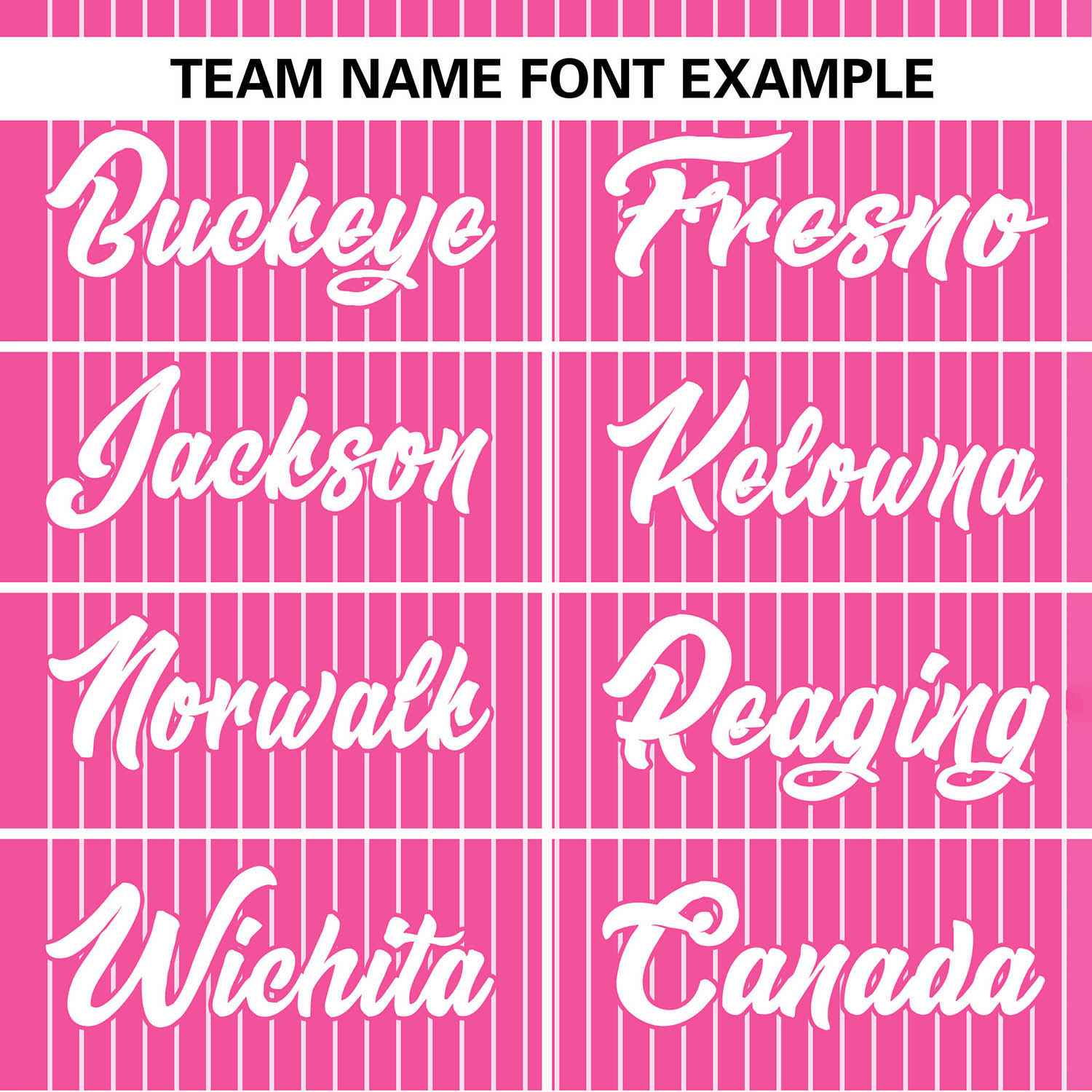 Custom Pink White Stripe Fashion Authentic Two-Button Softball Jersey